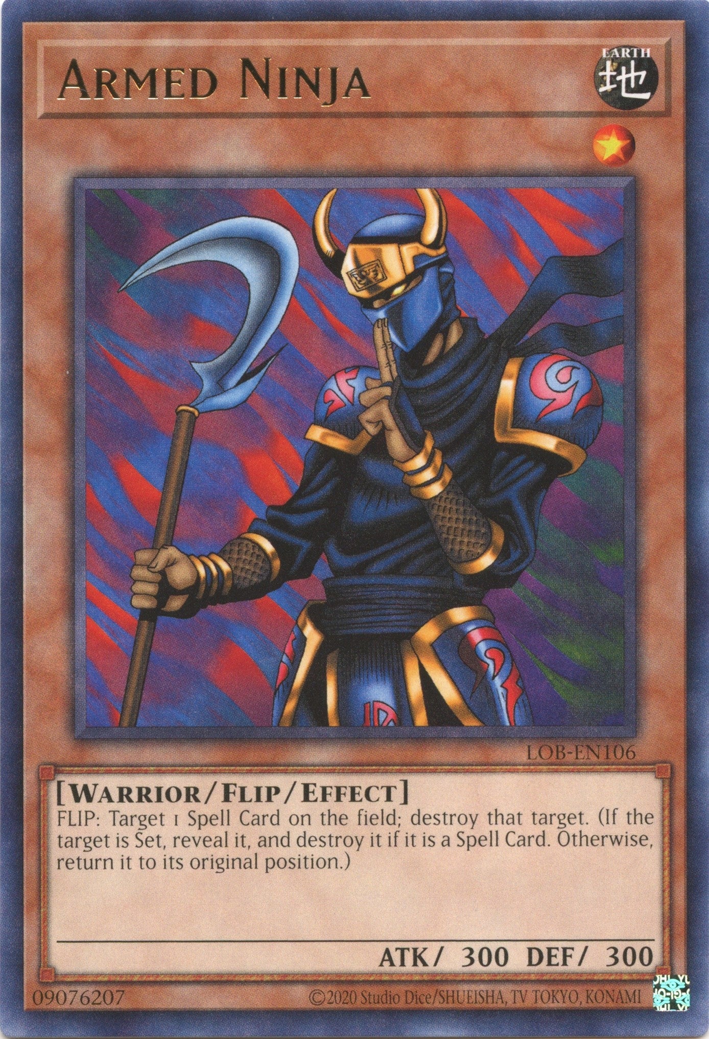 Image for Armed Ninja (Legend of Blue Eyes White Dragon (25th Anniversary Edition)) (LOB-EN106) - YuGiOh