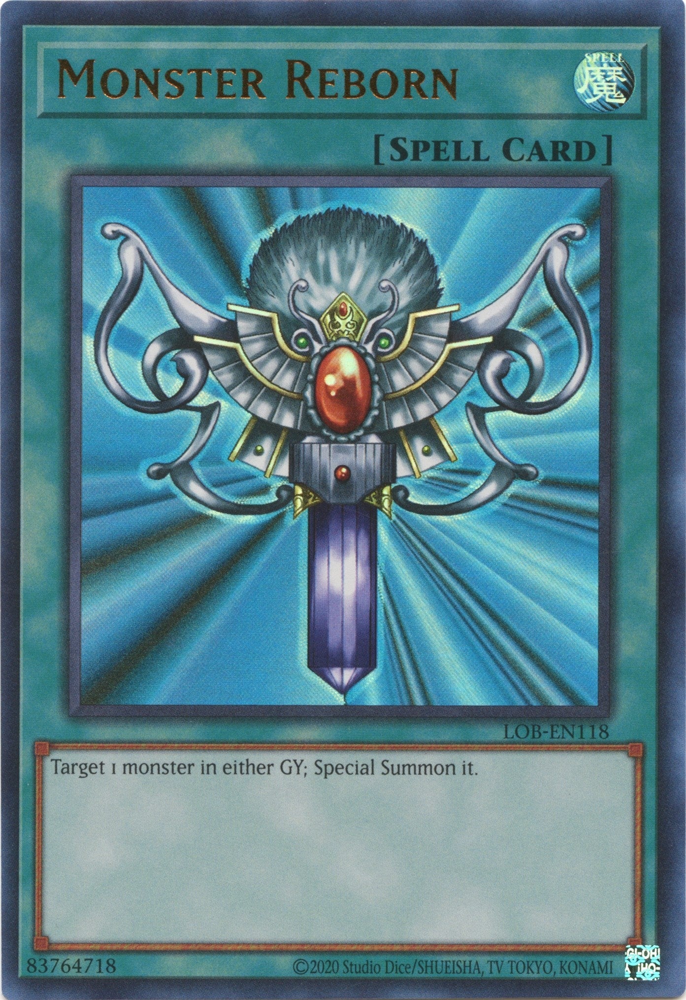 Image for Monster Reborn (Legend of Blue Eyes White Dragon (25th Anniversary Edition)) (LOB-EN118) - YuGiOh