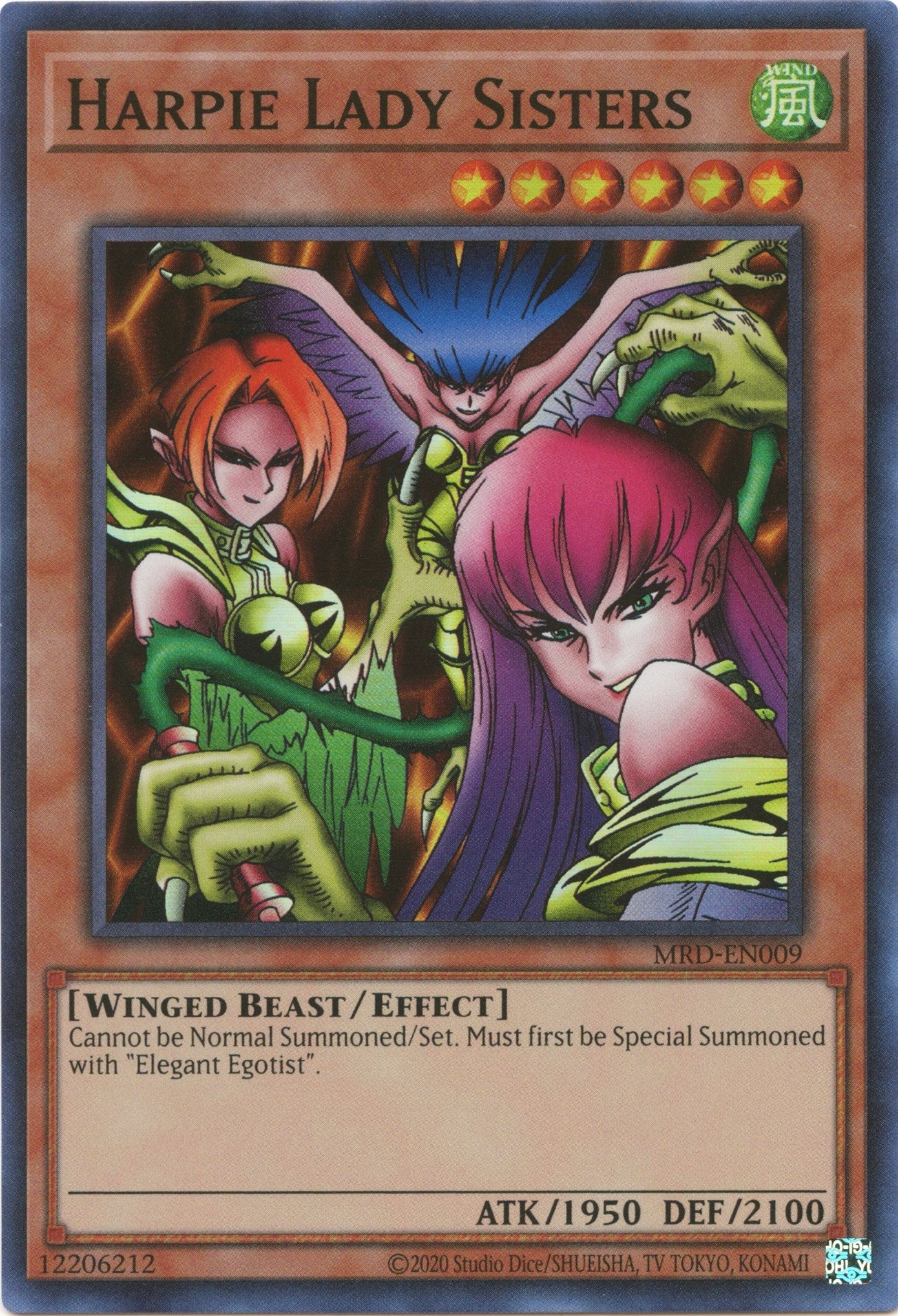 Image for Harpie Lady Sisters (Metal Raiders (25th Anniversary Edition)) (MRD-EN009) - YuGiOh