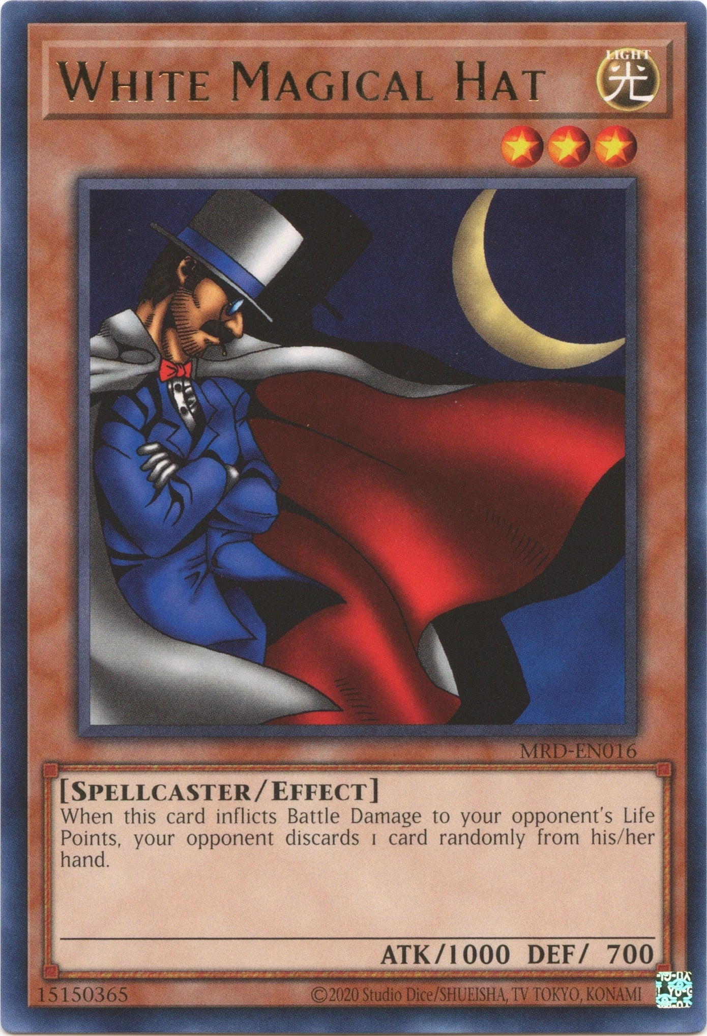 Image for White Magical Hat (Metal Raiders (25th Anniversary Edition)) (MRD-EN016) - YuGiOh