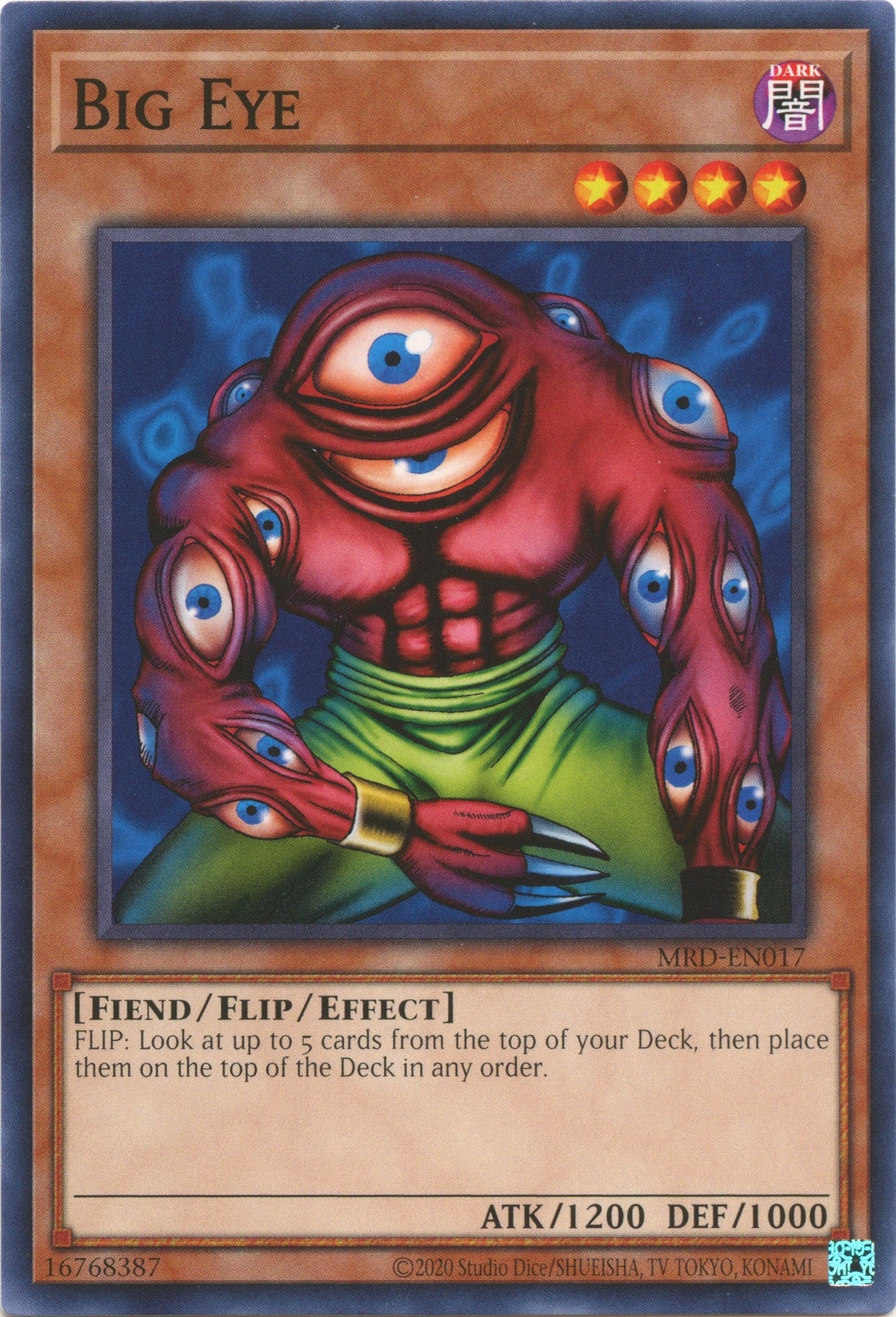 Image for Big Eye (Metal Raiders (25th Anniversary Edition)) (MRD-EN017) - YuGiOh