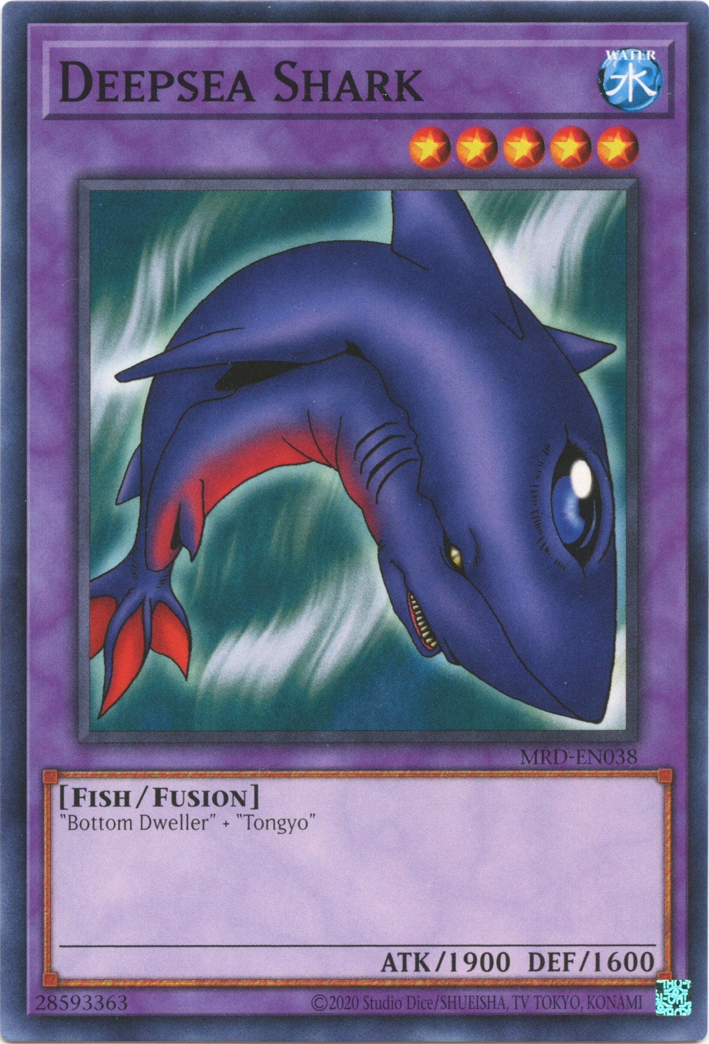 Image for Deepsea Shark (Metal Raiders (25th Anniversary Edition)) (MRD-EN038) - YuGiOh