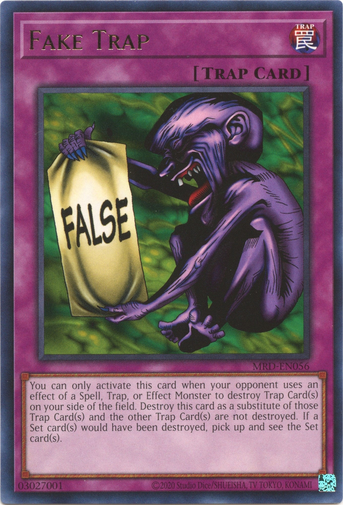 Image for Fake Trap (Metal Raiders (25th Anniversary Edition)) (MRD-EN056) - YuGiOh
