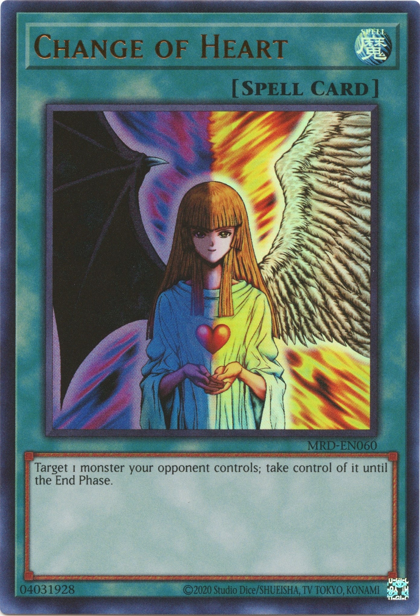 Image for Change of Heart (Metal Raiders (25th Anniversary Edition)) (MRD-EN060) - YuGiOh