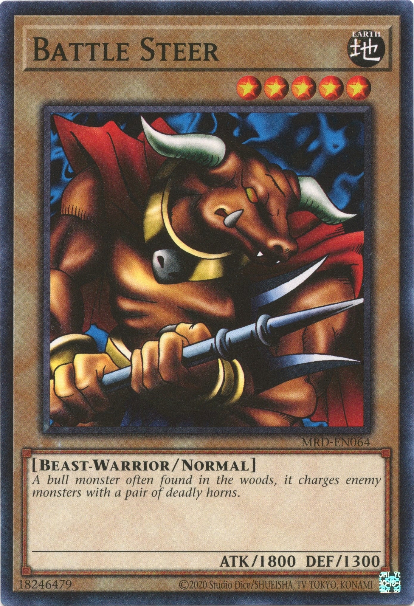 Image for Battle Steer (Metal Raiders (25th Anniversary Edition)) (MRD-EN064) - YuGiOh