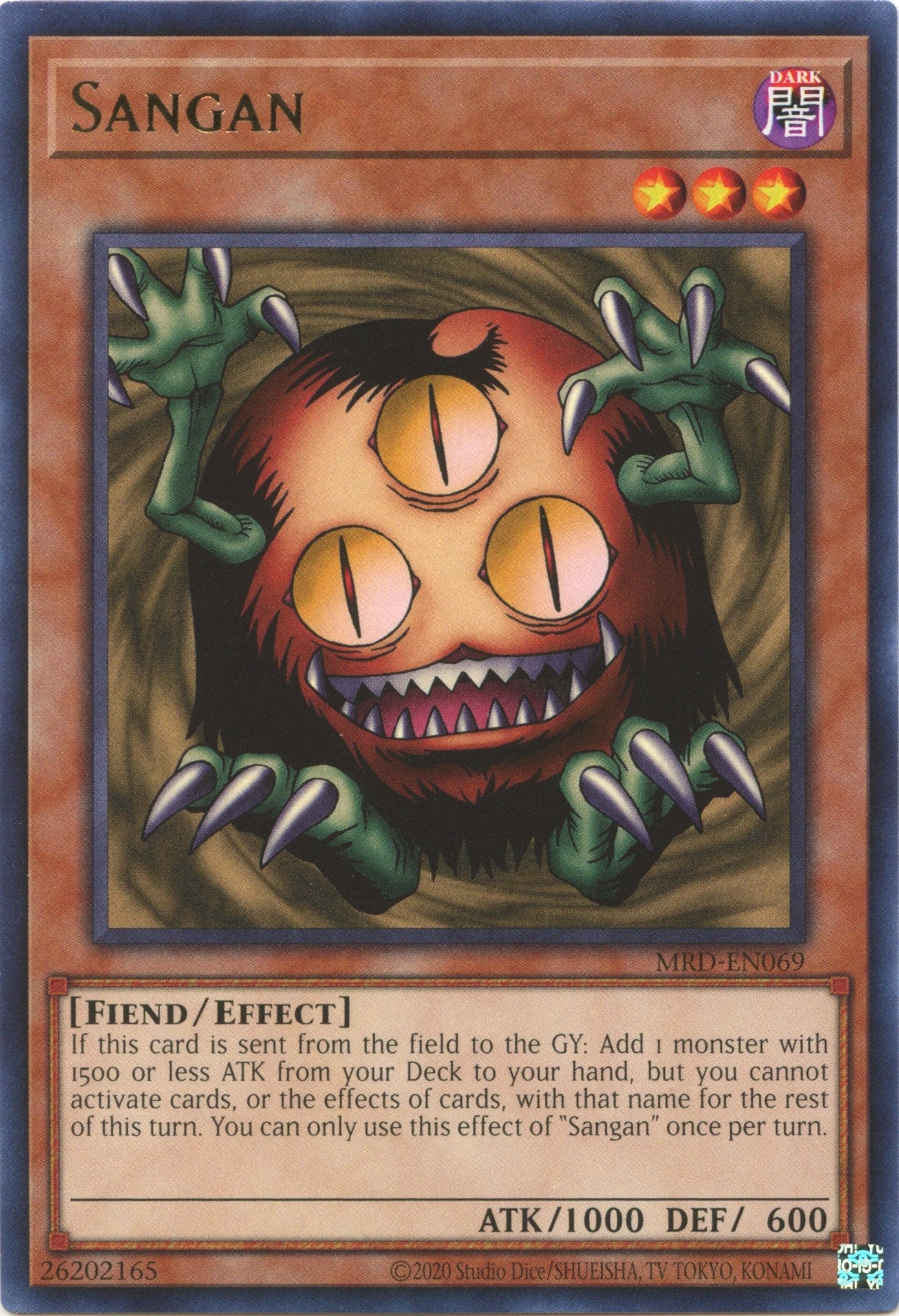Image for Sangan (Metal Raiders (25th Anniversary Edition)) (MRD-EN069) - YuGiOh