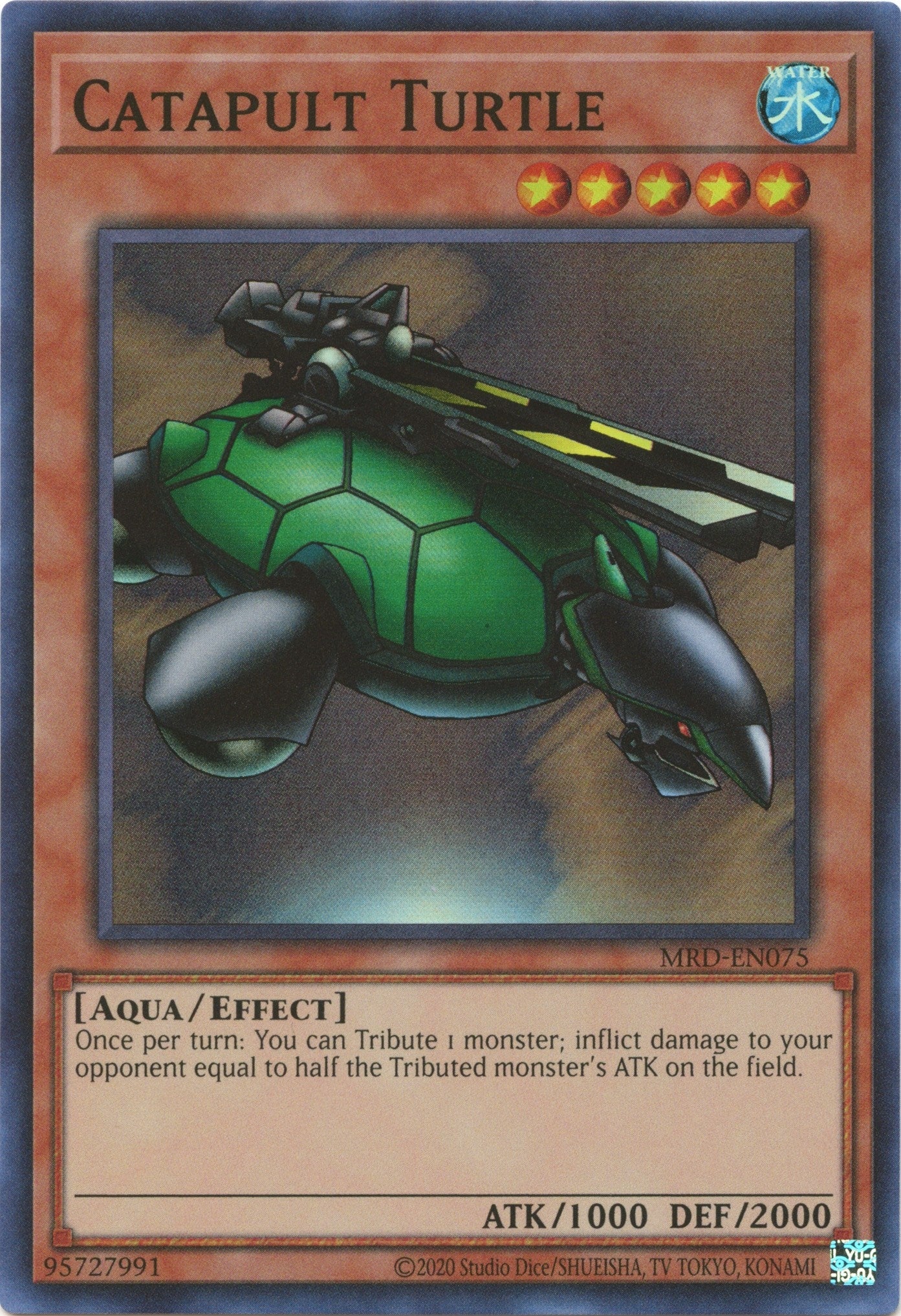 Image for Catapult Turtle (Metal Raiders (25th Anniversary Edition)) (MRD-EN075) - YuGiOh
