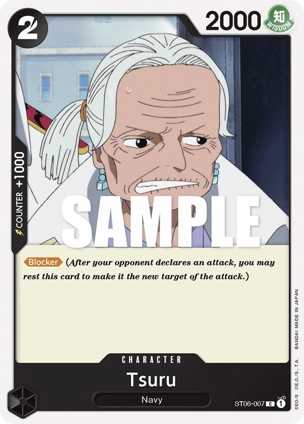 Image for Tsuru (Starter Deck 6: Absolute Justice) (ST06-007) - One Piece Card Game