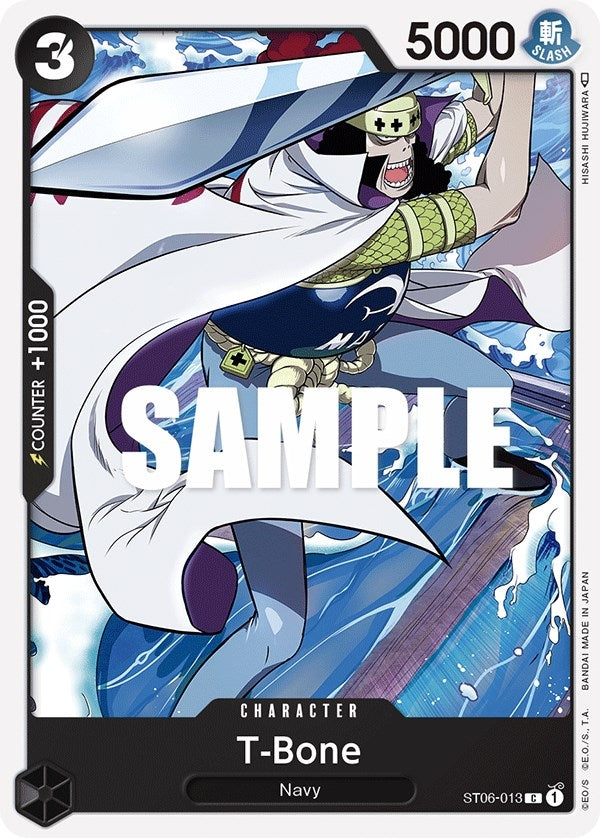 Image for T-Bone (Starter Deck 6: Absolute Justice) (ST06-013) - One Piece Card Game