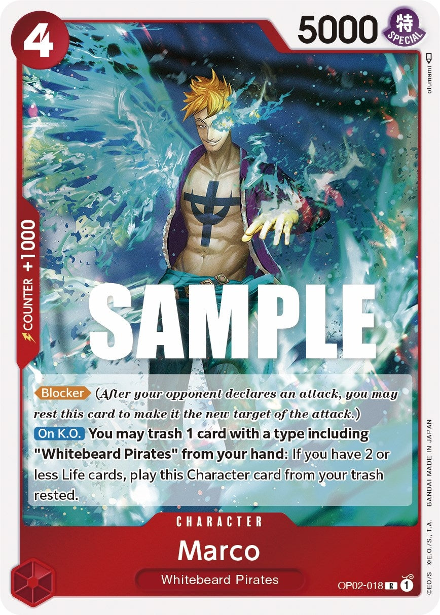 Image for Marco (Paramount War) (OP02-018) - One Piece Card Game