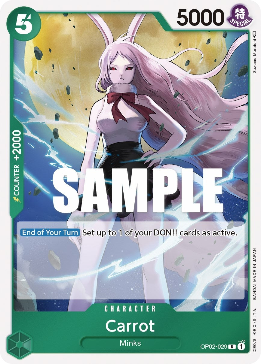Image for Carrot (Paramount War) (OP02-029) - One Piece Card Game