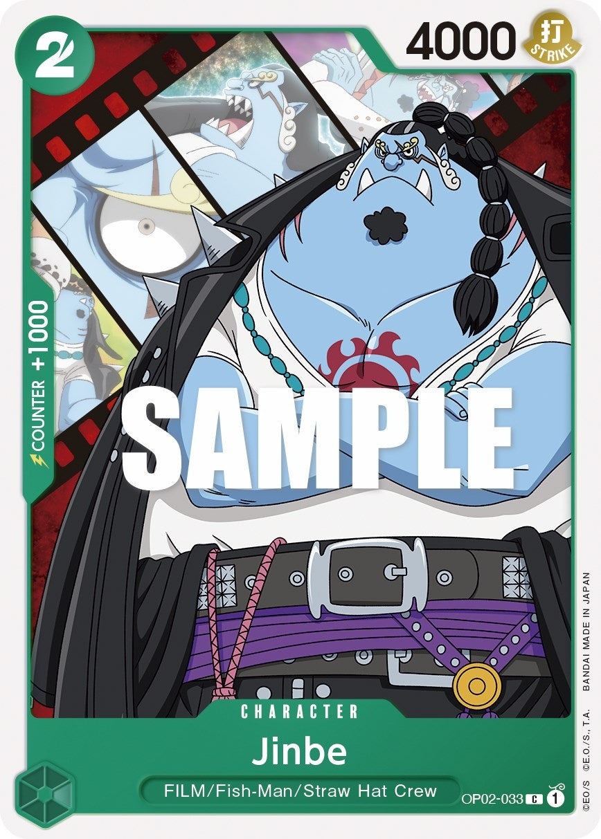 Image for Jinbe (Paramount War) (OP02-033) - One Piece Card Game