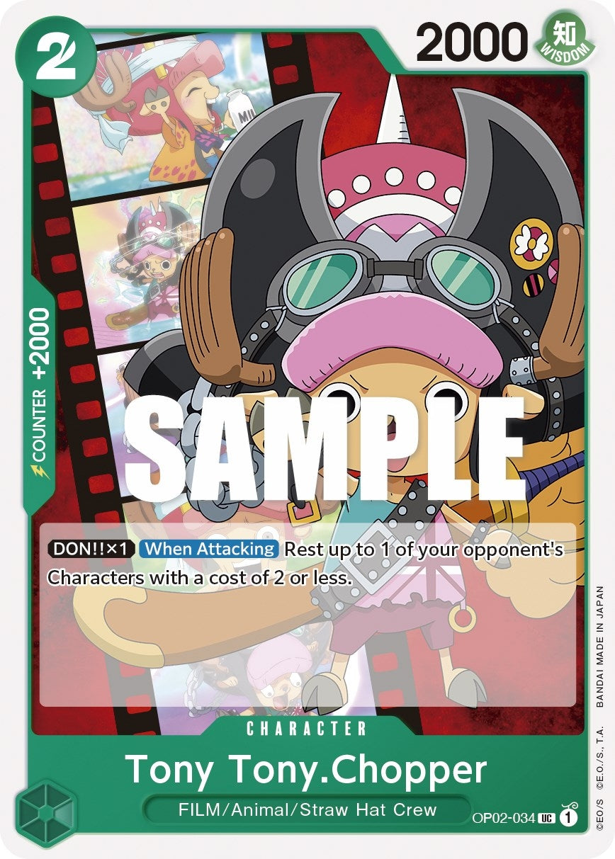Image for Tony Tony.Chopper (Paramount War) (OP02-034) - One Piece Card Game