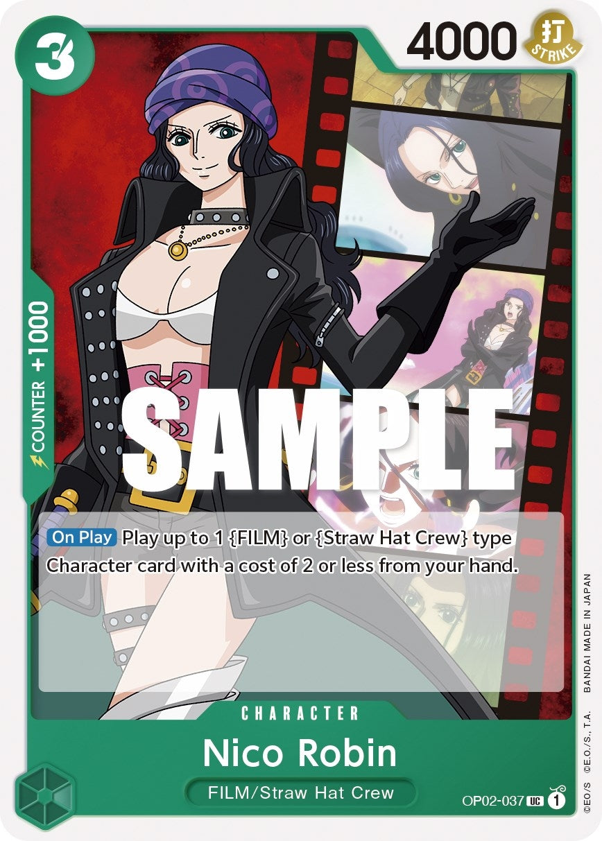 Image for Nico Robin (Paramount War) (OP02-037) - One Piece Card Game