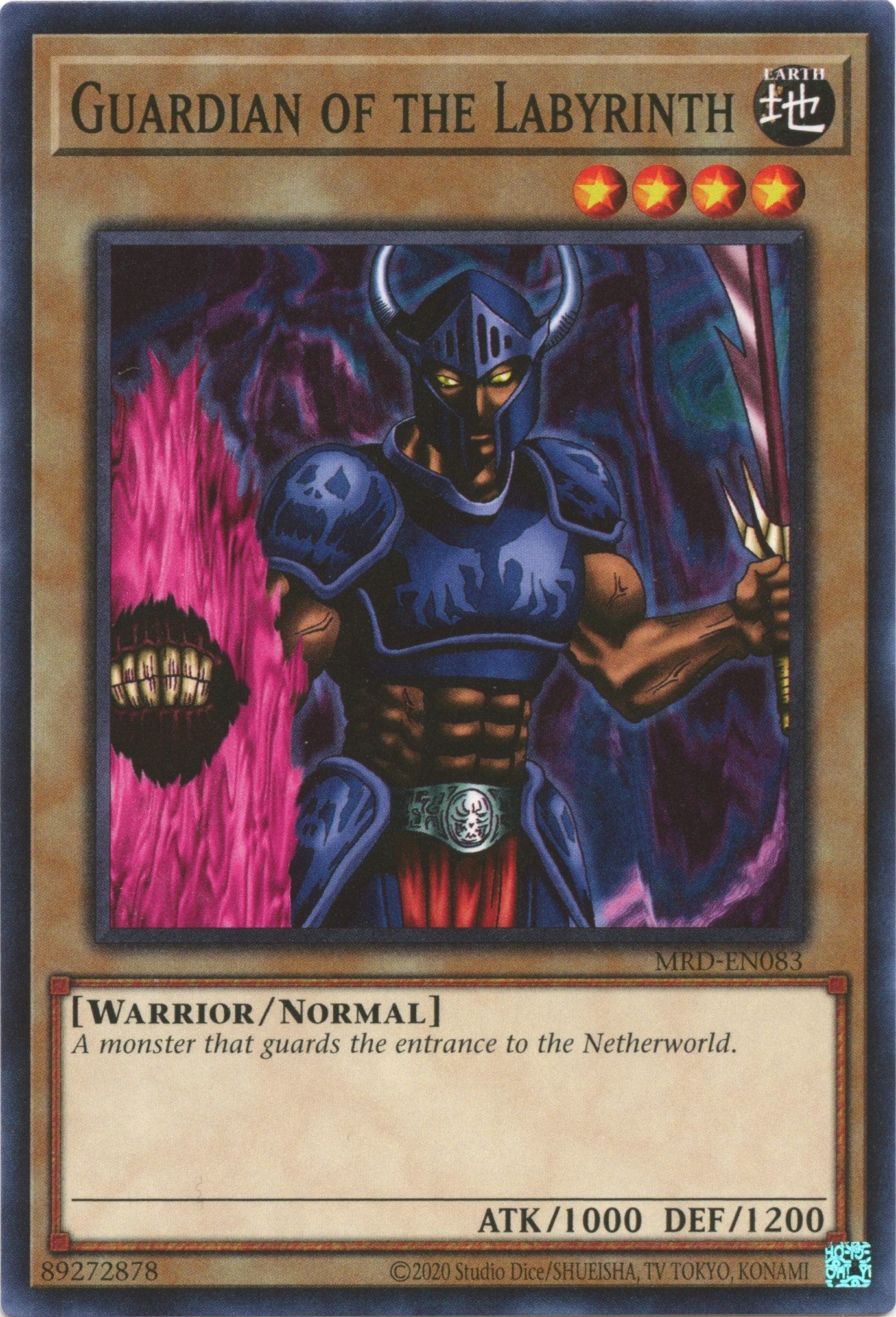 Image for Guardian of the Labyrinth (Metal Raiders (25th Anniversary Edition)) (MRD-EN083) - YuGiOh