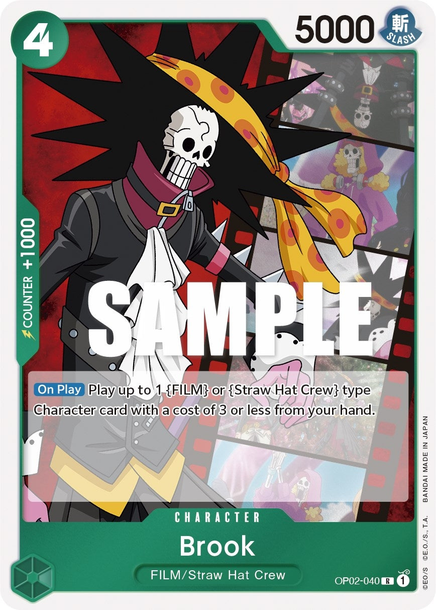 Image for Brook (Paramount War) (OP02-040) - One Piece Card Game