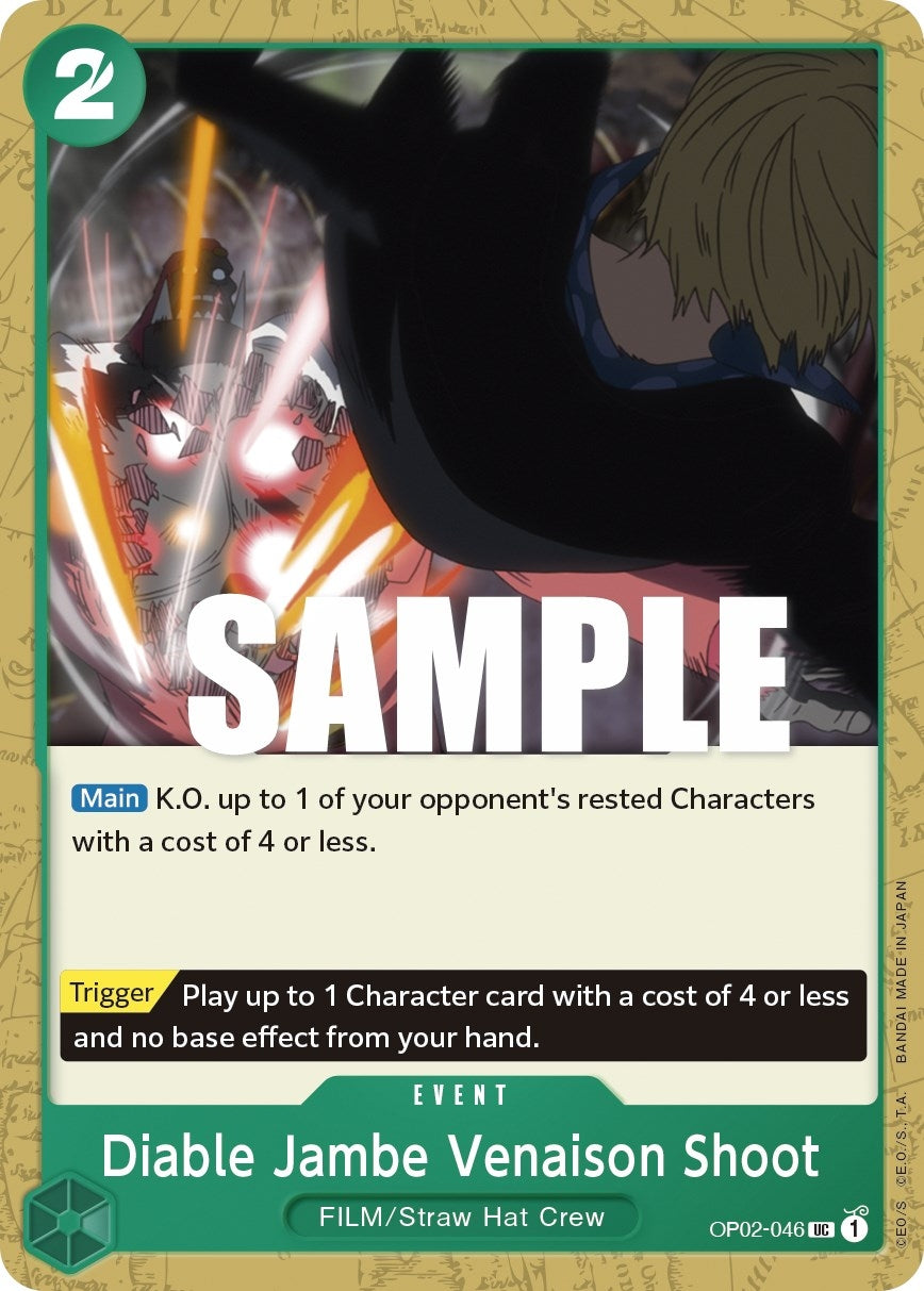 Image for Diable Jambe Venaison Shoot (Paramount War) (OP02-046) - One Piece Card Game
