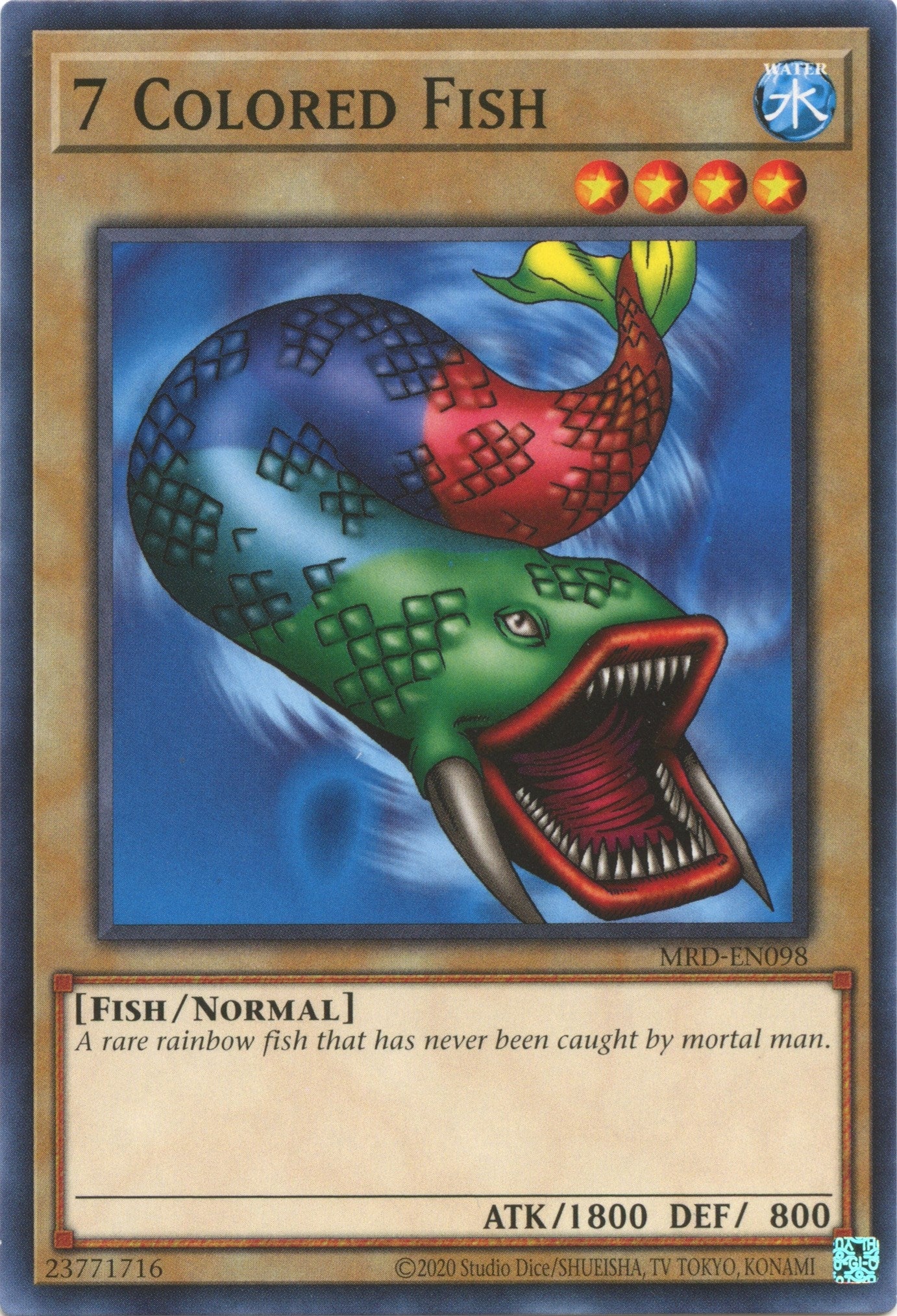 Image for 7 Colored Fish (Metal Raiders (25th Anniversary Edition)) (MRD-EN098) - YuGiOh