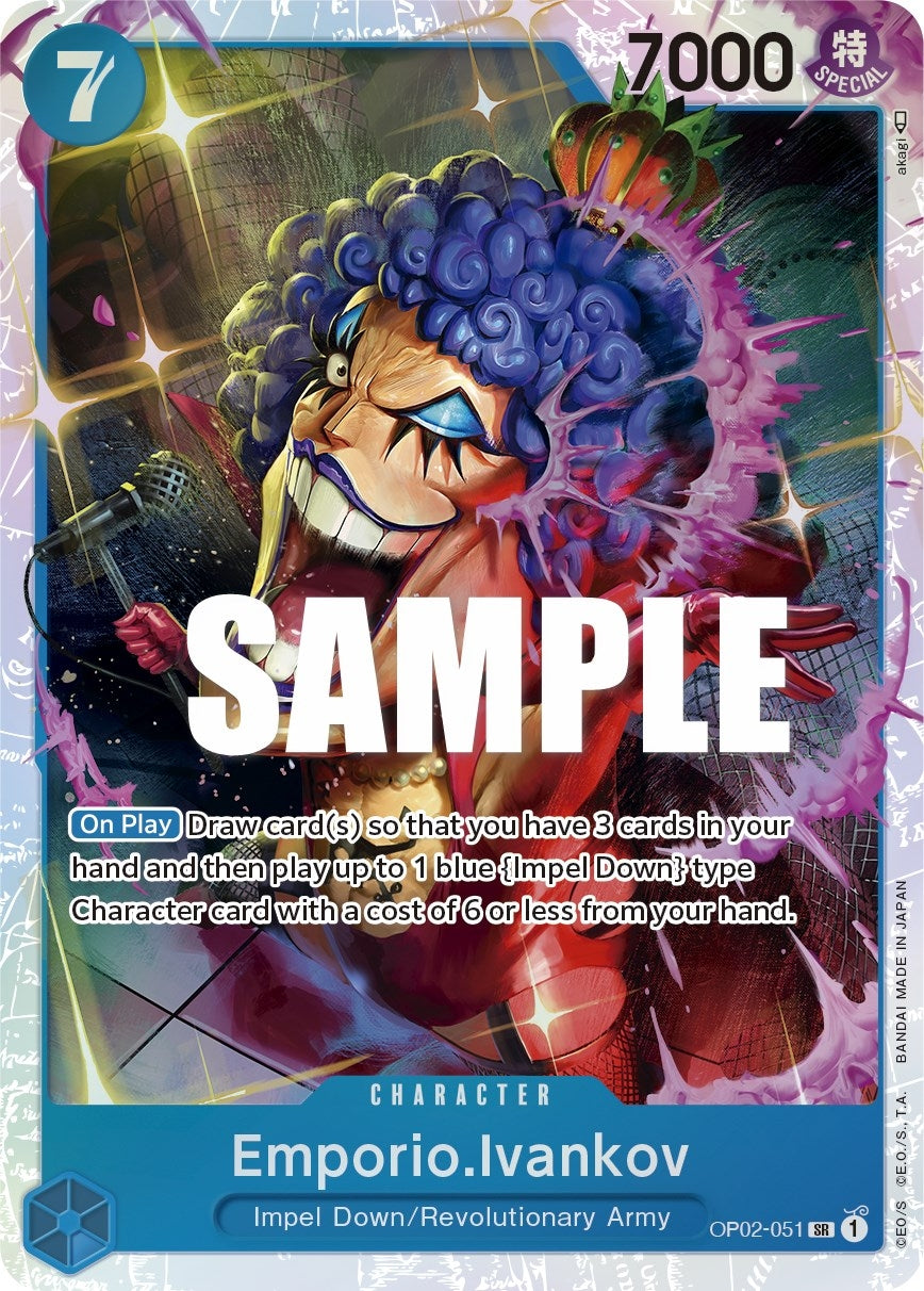 Image for Emporio.Ivankov (051) (Paramount War) (OP02-051) - One Piece Card Game