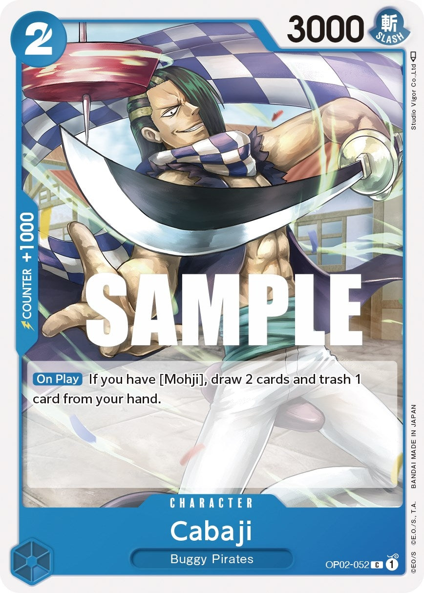 Image for Cabaji (Paramount War) (OP02-052) - One Piece Card Game