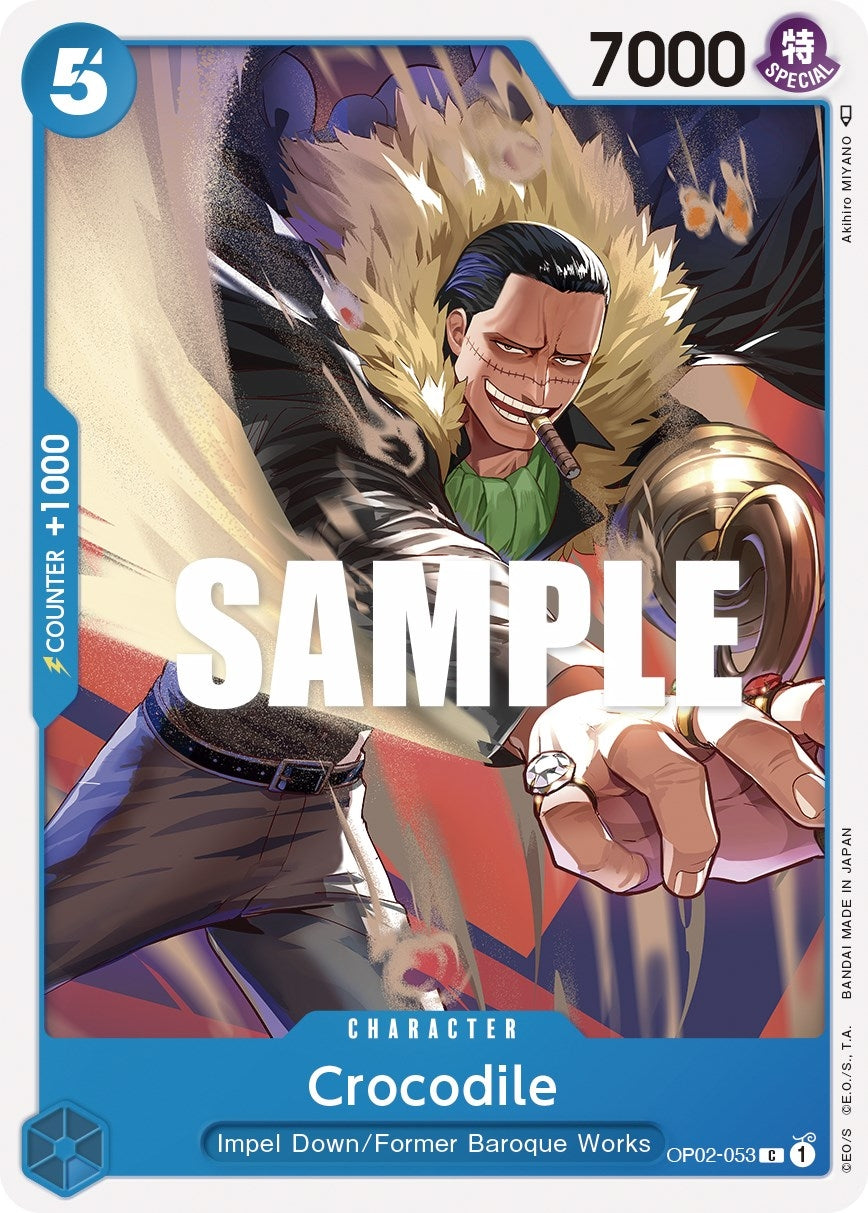 Image for Crocodile (Paramount War) (OP02-053) - One Piece Card Game
