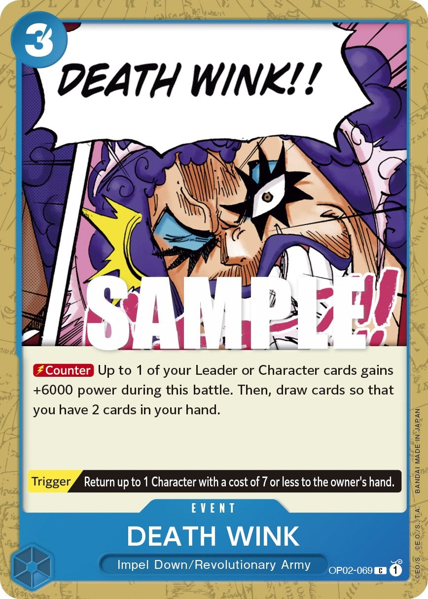Image for DEATH WINK (Paramount War) (OP02-069) - One Piece Card Game