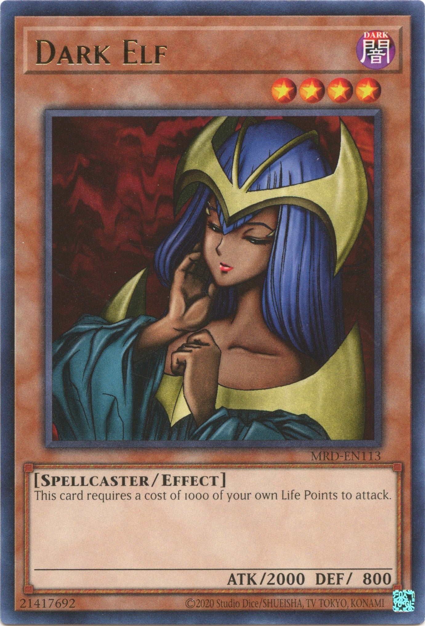 Image for Dark Elf (Metal Raiders (25th Anniversary Edition)) (MRD-EN113) - YuGiOh