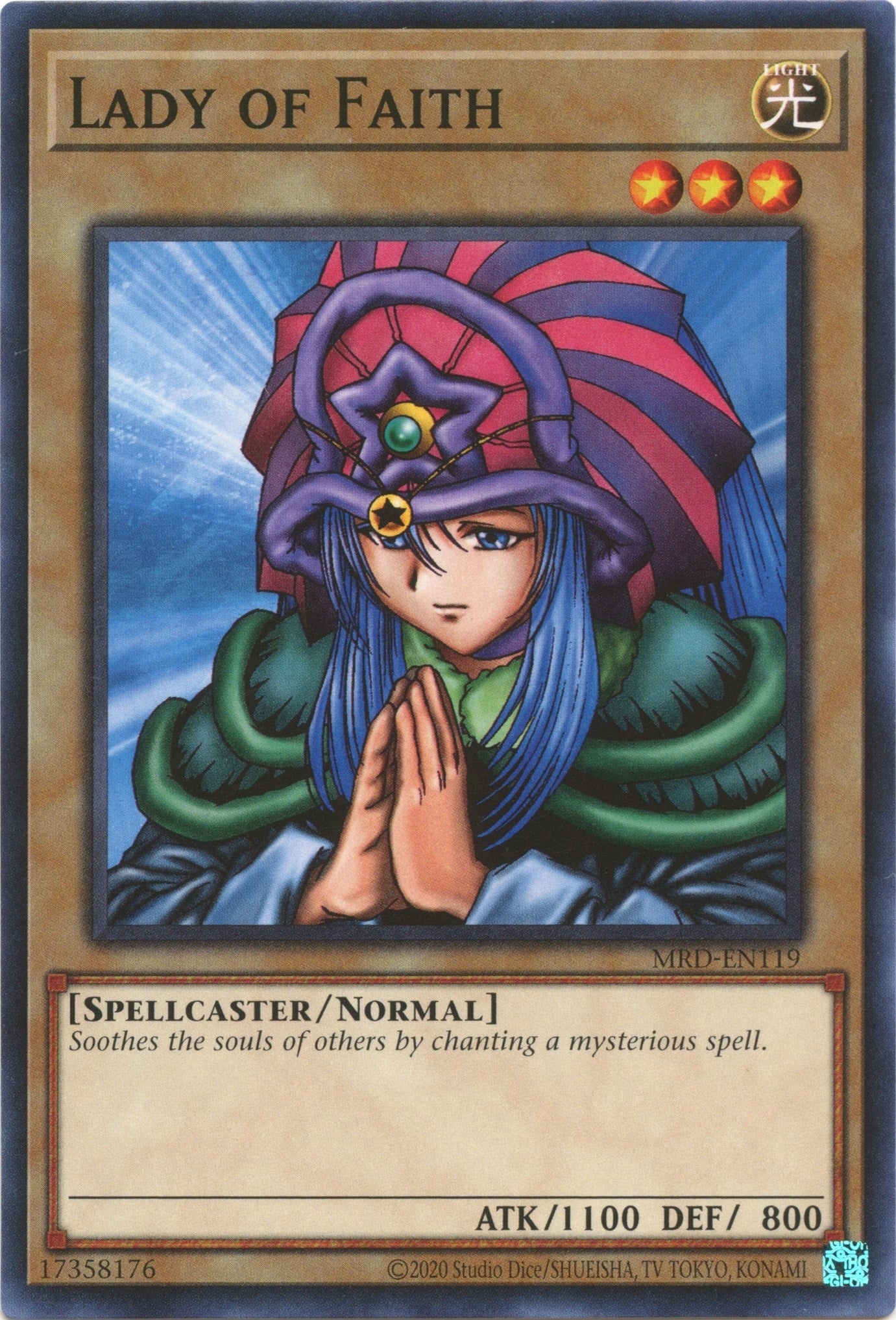Image for Lady of Faith (Metal Raiders (25th Anniversary Edition)) (MRD-EN119) - YuGiOh