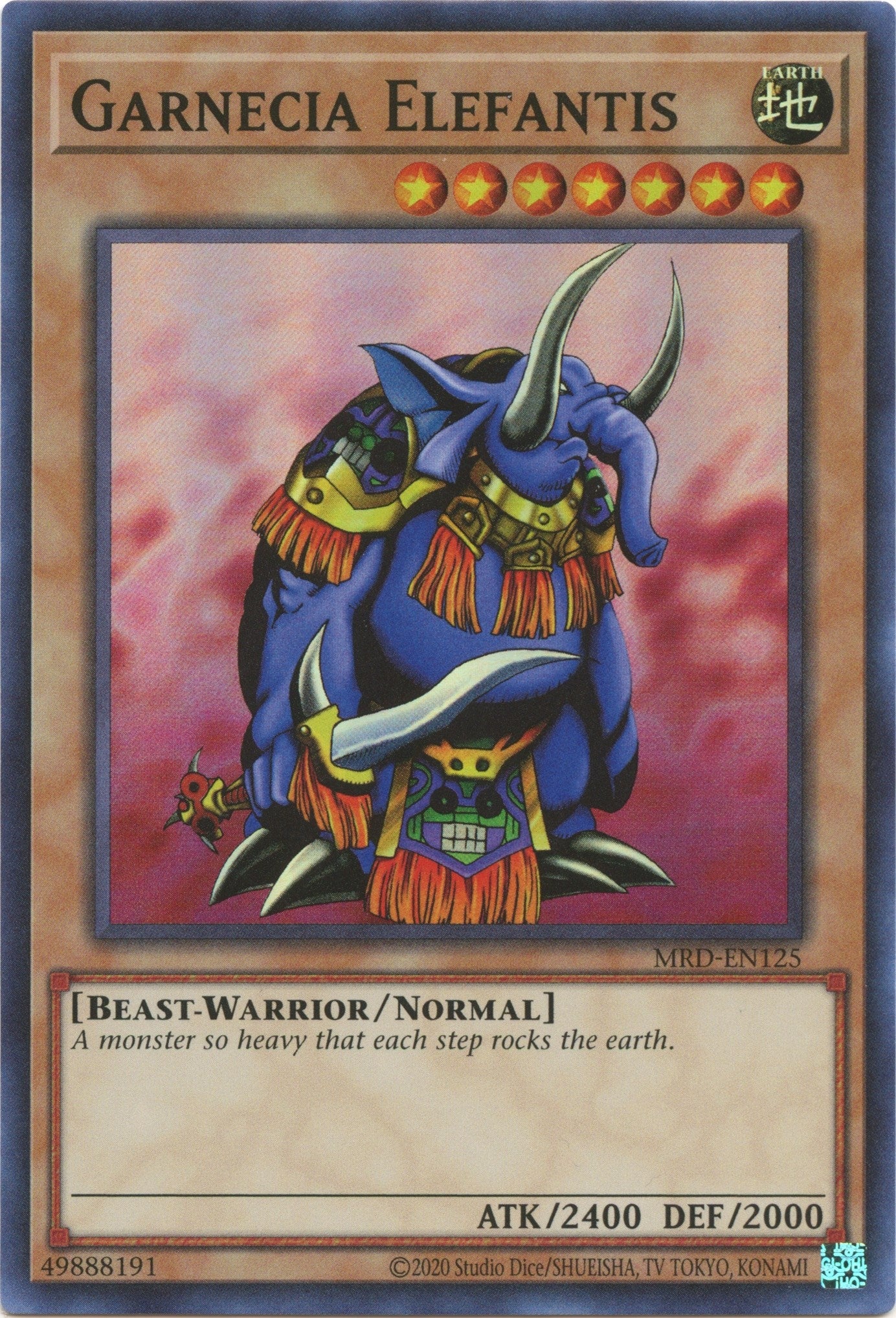 Image for Garnecia Elefantis (Metal Raiders (25th Anniversary Edition)) (MRD-EN125) - YuGiOh