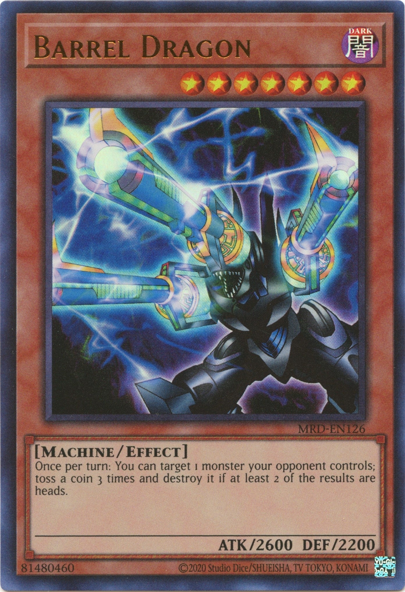 Image for Barrel Dragon (Metal Raiders (25th Anniversary Edition)) (MRD-EN126) - YuGiOh