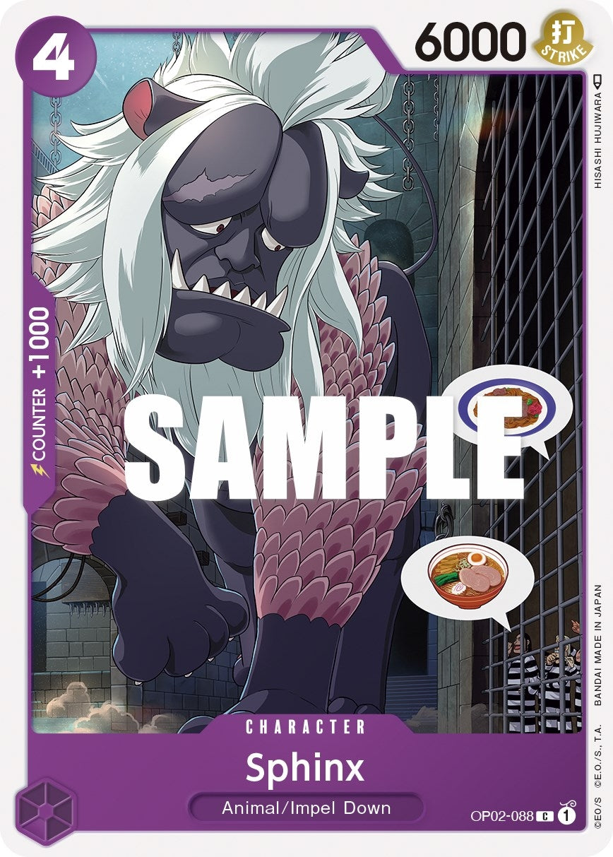 Image for Sphinx (Paramount War) (OP02-088) - One Piece Card Game