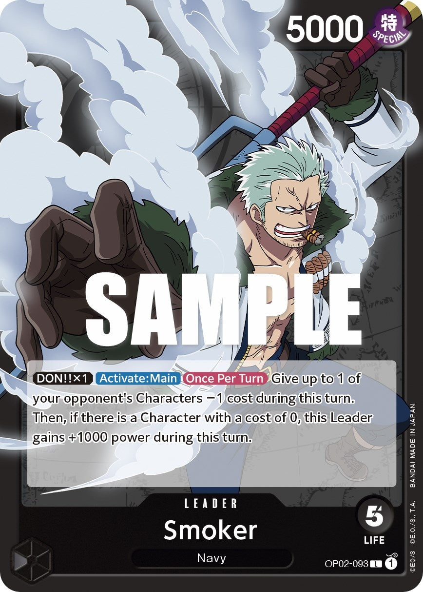 Image for Smoker (093) (Paramount War) (OP02-093) - One Piece Card Game