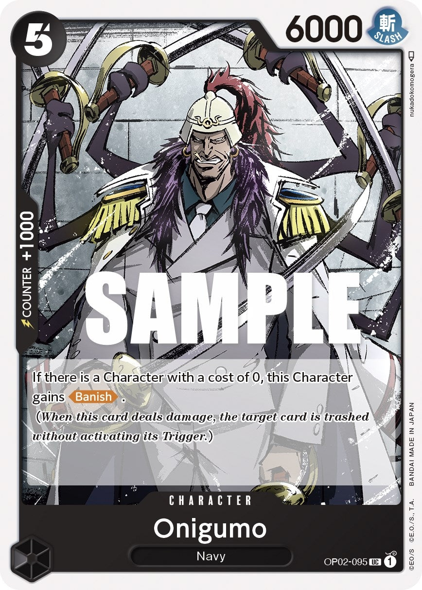 Image for Onigumo (Paramount War) (OP02-095) - One Piece Card Game
