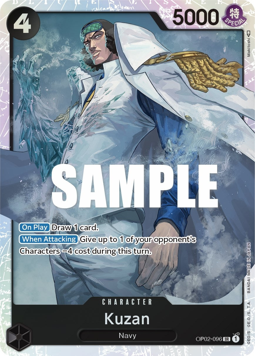 Image for Kuzan (096) (Paramount War) (OP02-096) - One Piece Card Game