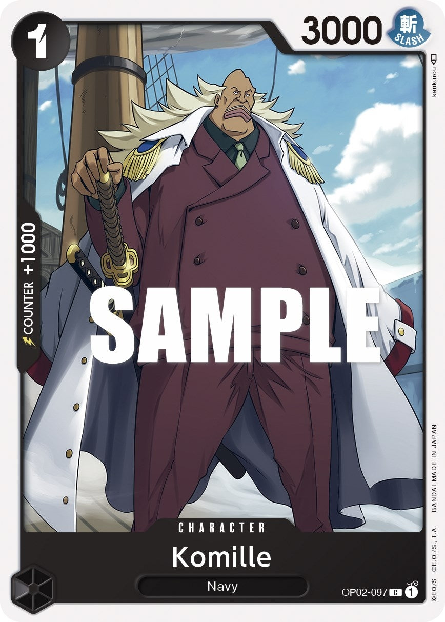 Image for Komille (Paramount War) (OP02-097) - One Piece Card Game