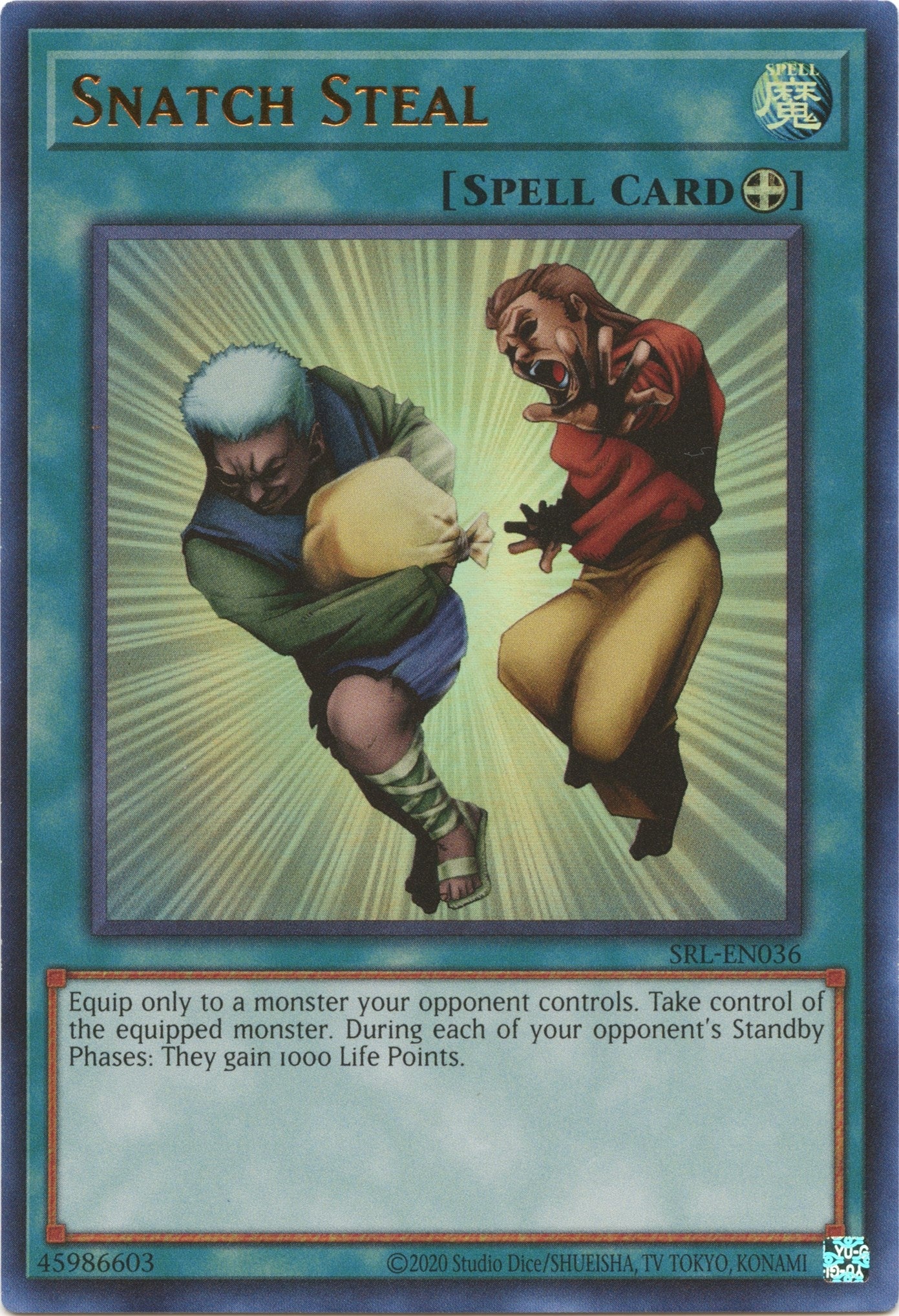 Image for Snatch Steal (Spell Ruler (25th Anniversary Edition)) (SRL-EN036) - YuGiOh