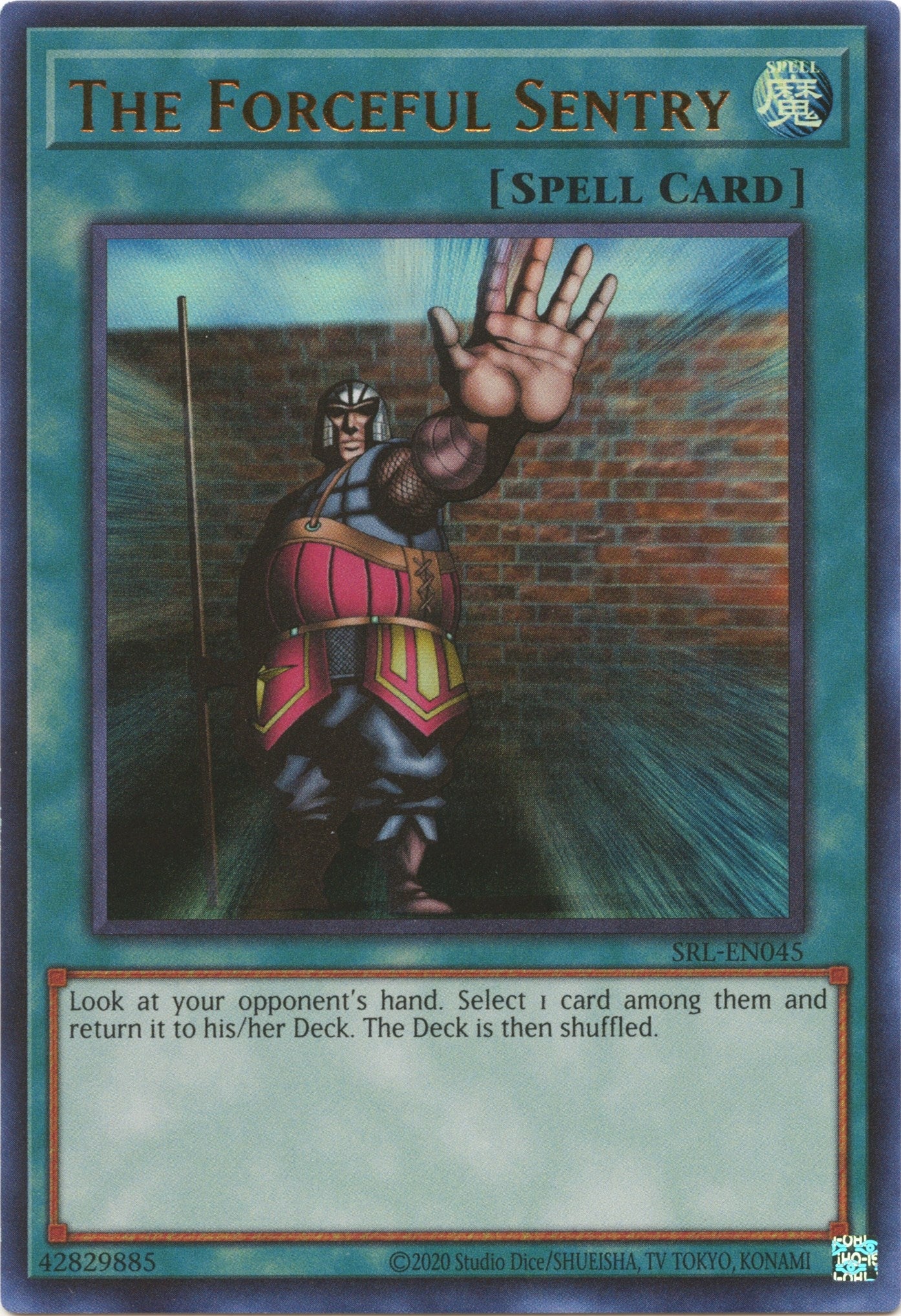 Image for The Forceful Sentry (Spell Ruler (25th Anniversary Edition)) (SRL-EN045) - YuGiOh