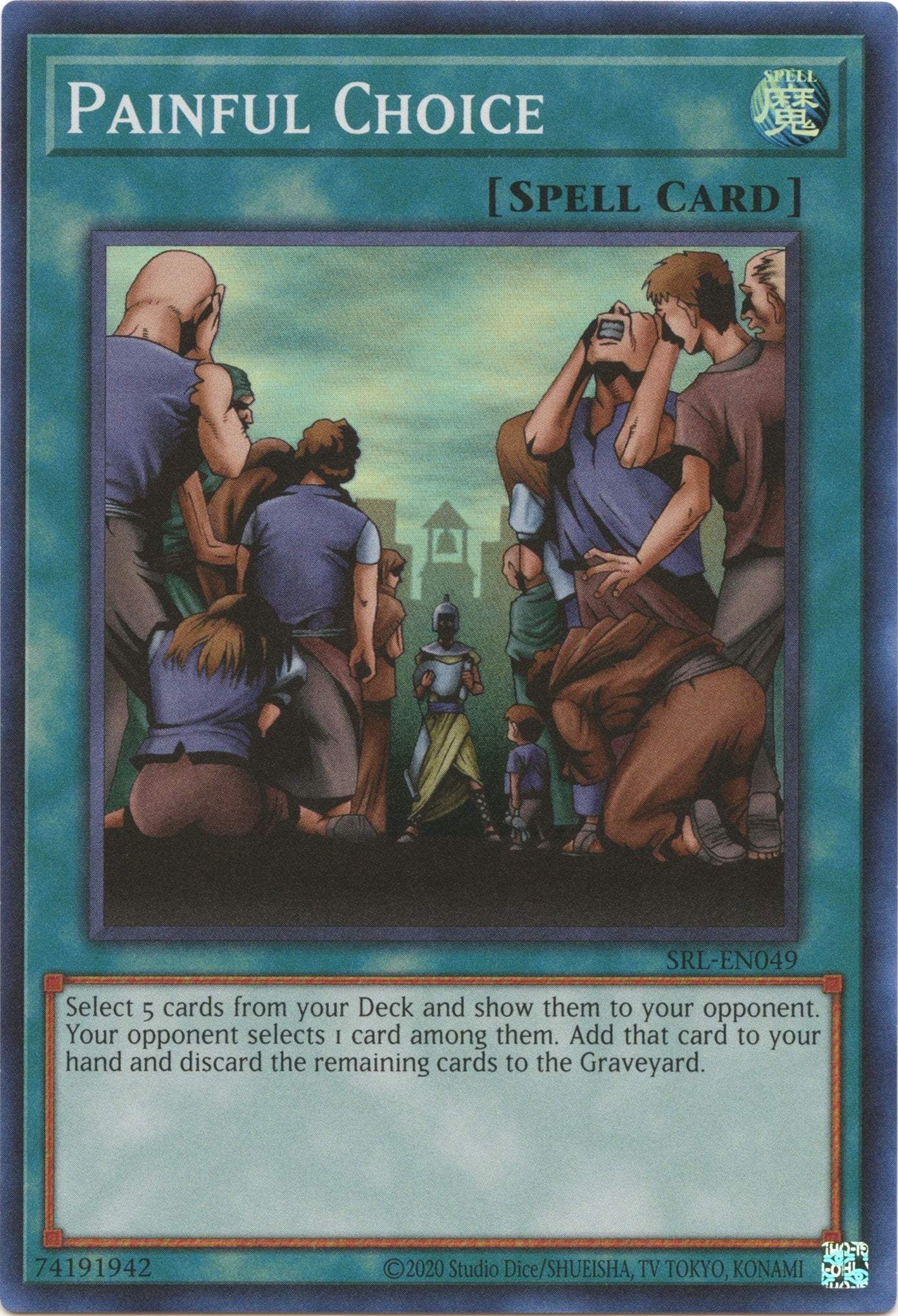 Image for Painful Choice (Spell Ruler (25th Anniversary Edition)) (SRL-EN049) - YuGiOh
