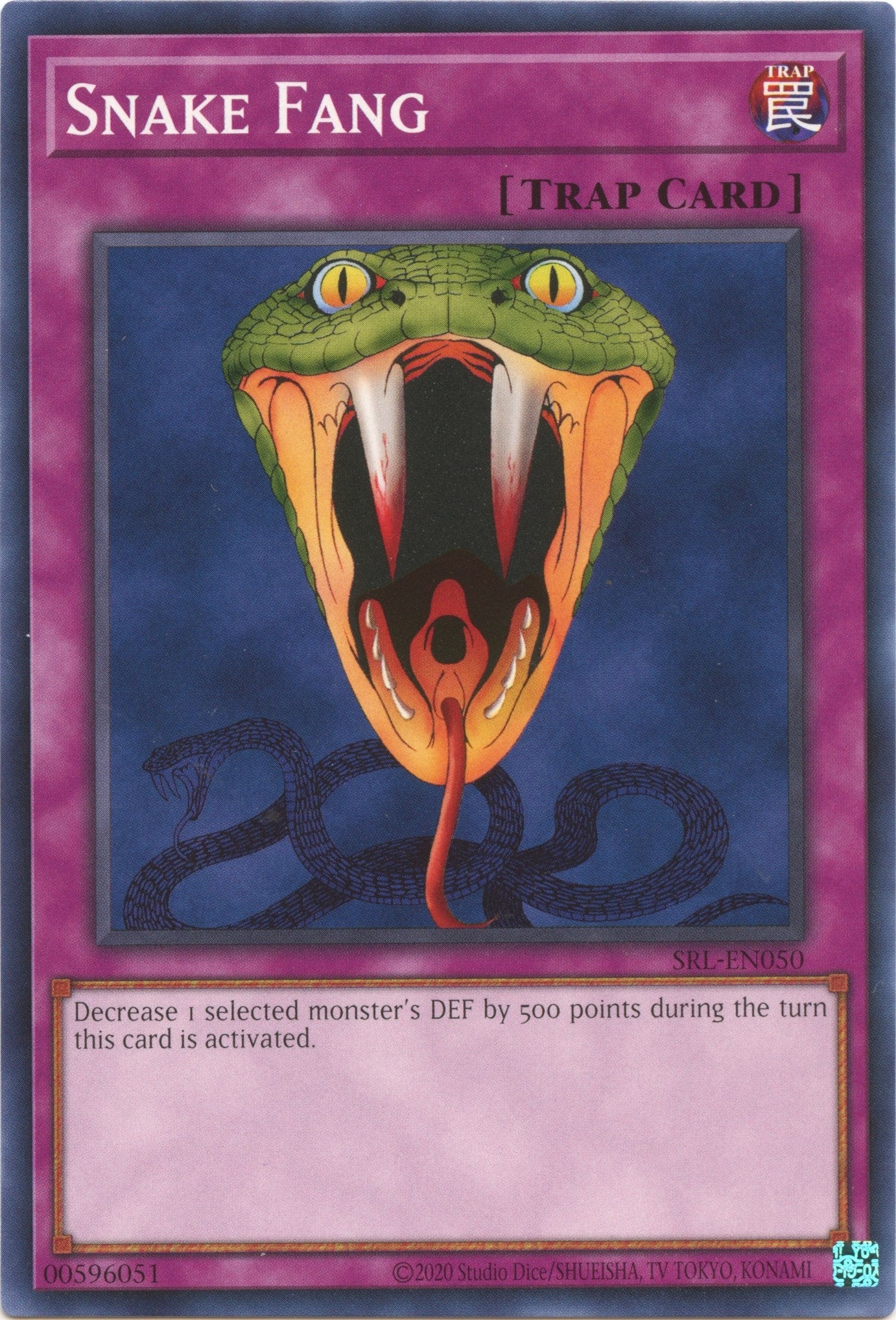 Image for Snake Fang (Spell Ruler (25th Anniversary Edition)) (SRL-EN050) - YuGiOh