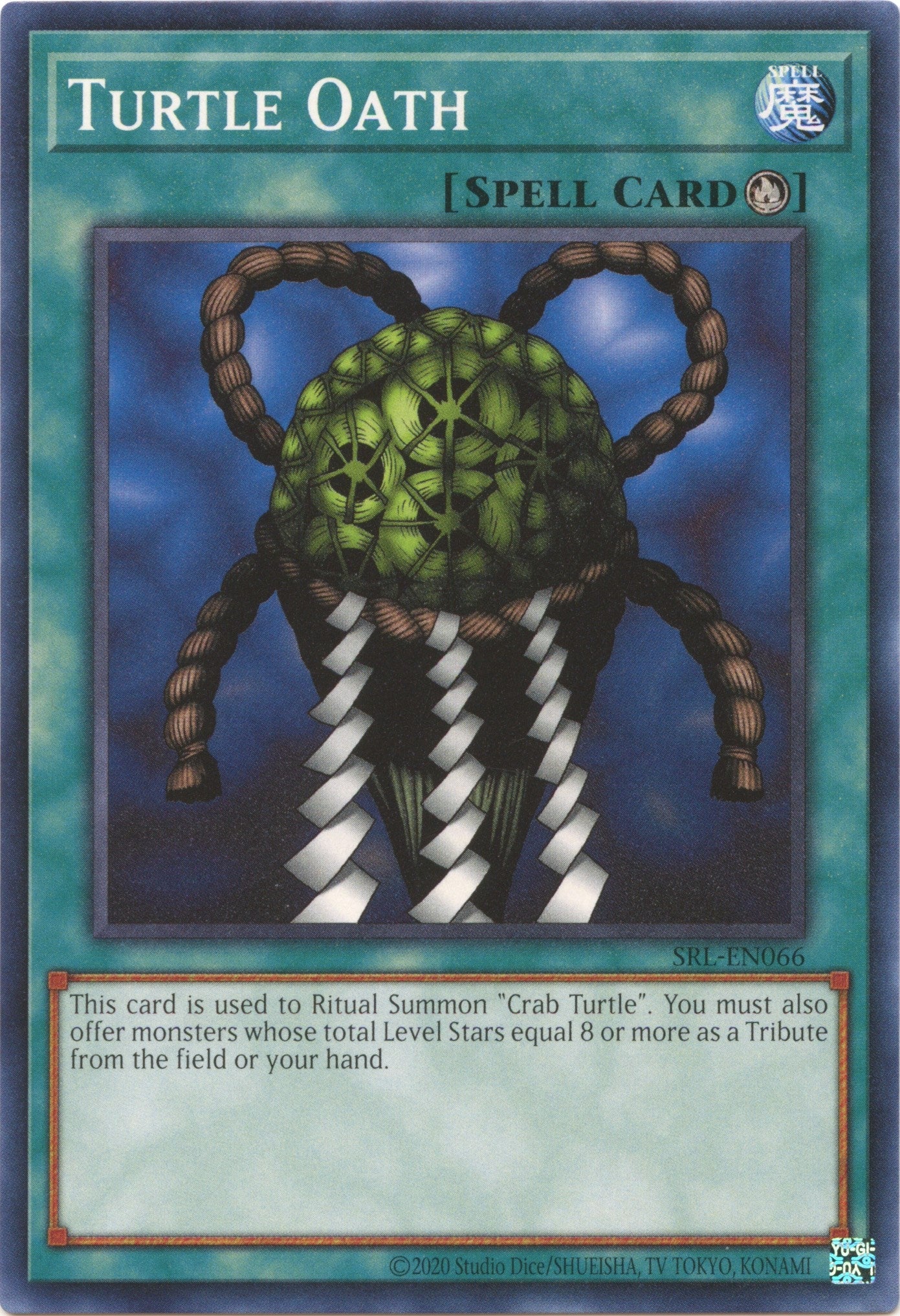 Image for Turtle Oath (Spell Ruler (25th Anniversary Edition)) (SRL-EN066) - YuGiOh