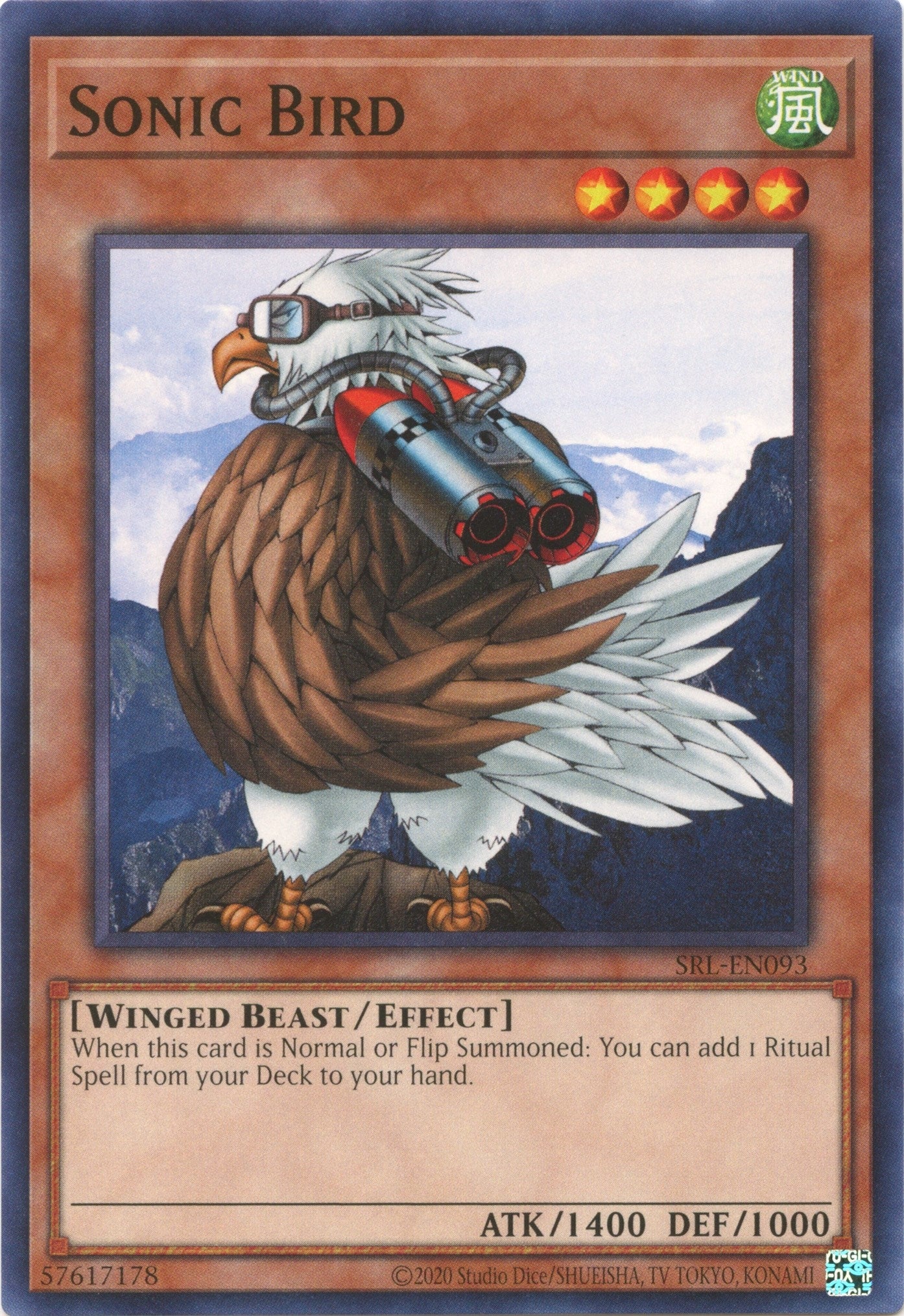 Image for Sonic Bird (Spell Ruler (25th Anniversary Edition)) (SRL-EN093) - YuGiOh