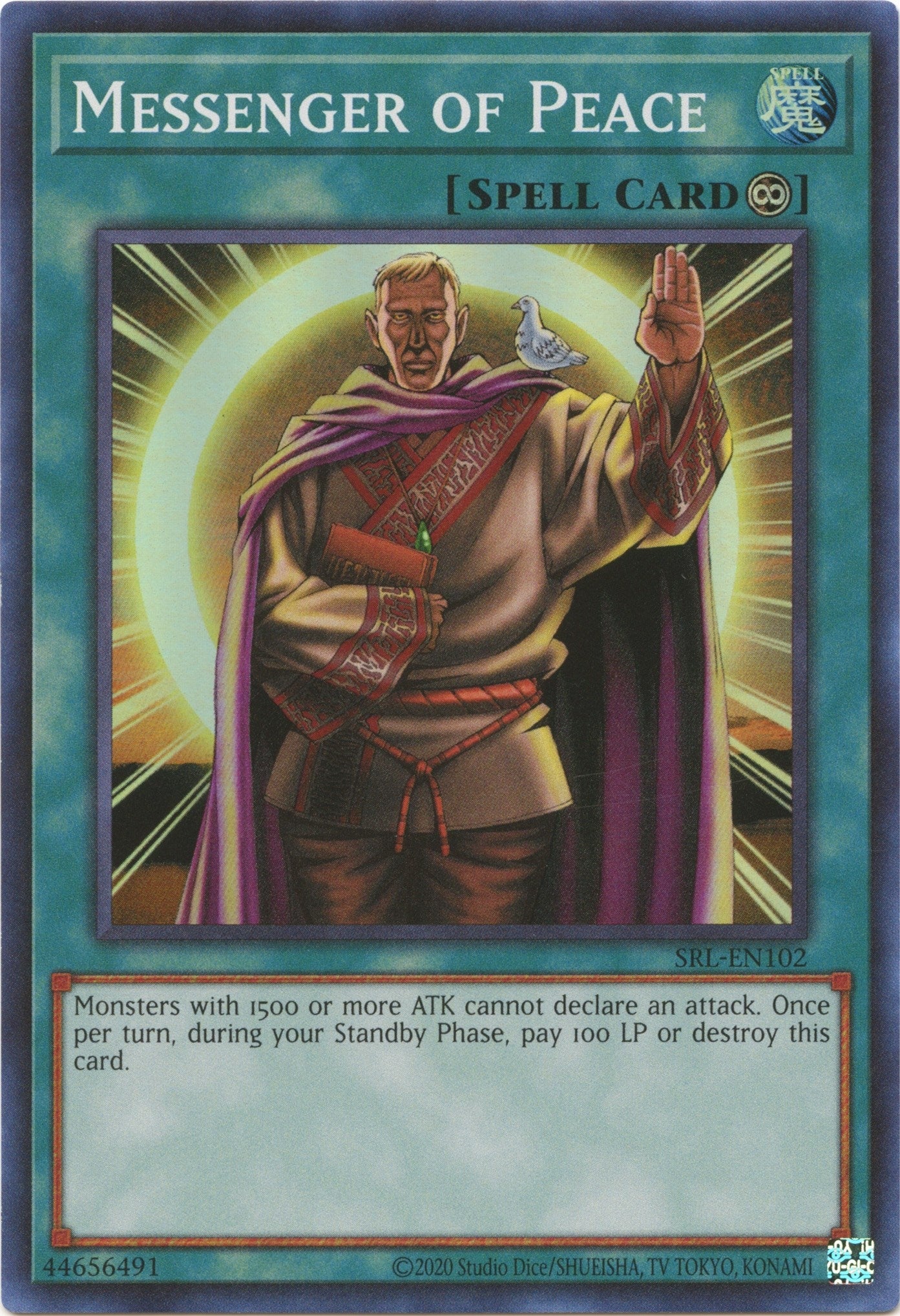 Image for Messenger of Peace (Spell Ruler (25th Anniversary Edition)) (SRL-EN102) - YuGiOh