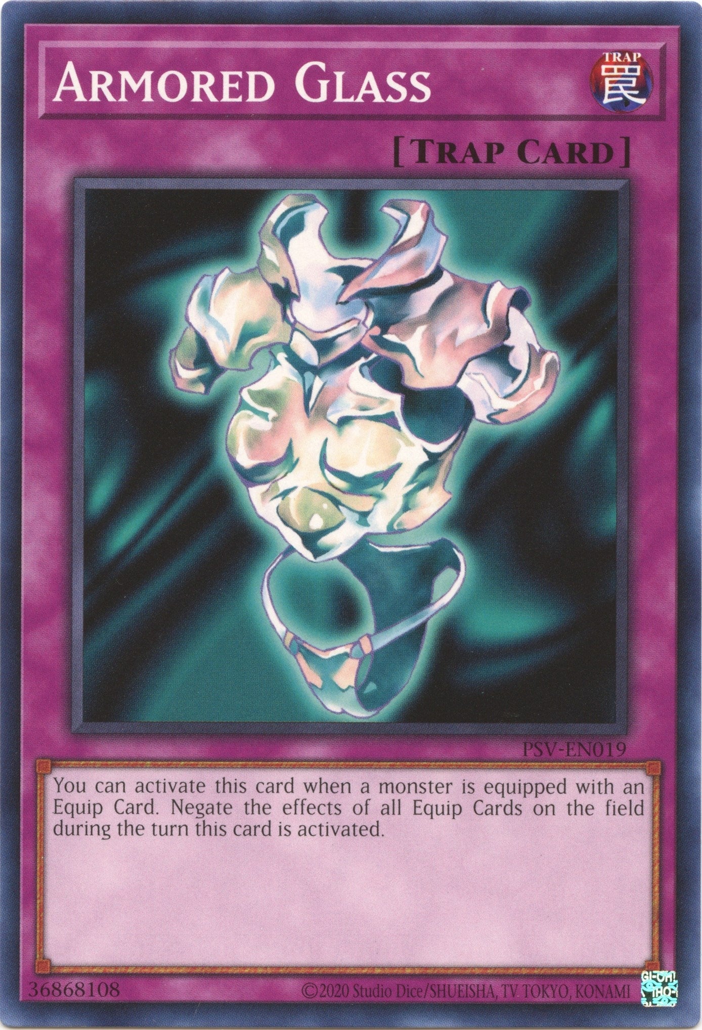 Image for Armored Glass (Pharaoh's Servant (25th Anniversary Edition)) (PSV-EN019) - YuGiOh