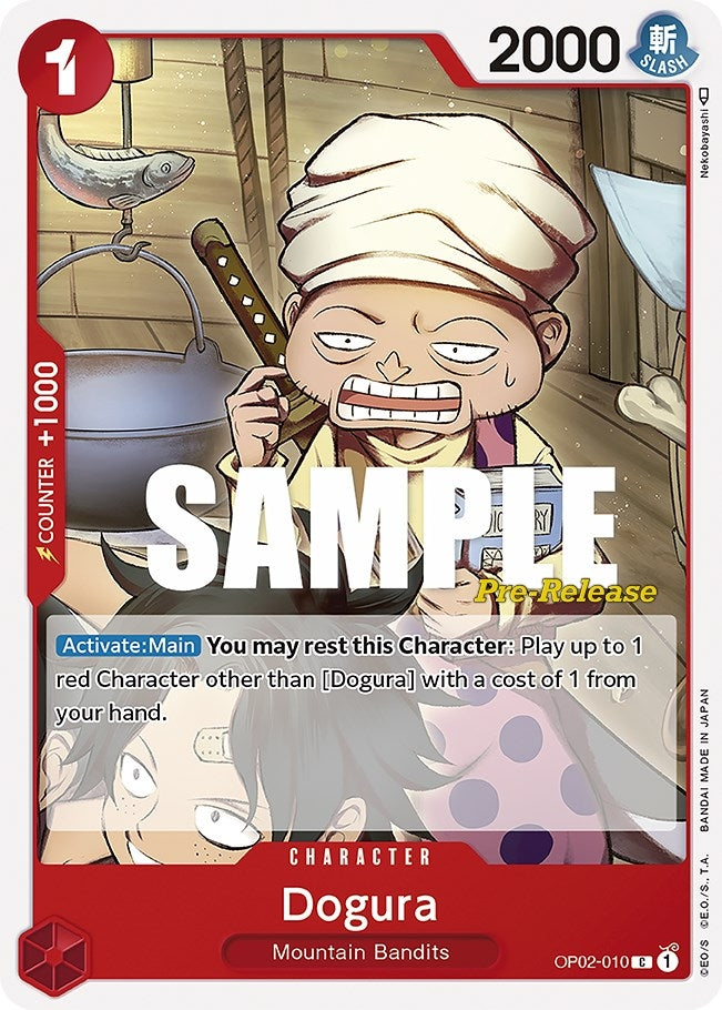 Image for Dogura (Paramount War Pre-Release Cards) (OP02-010) - One Piece Card Game