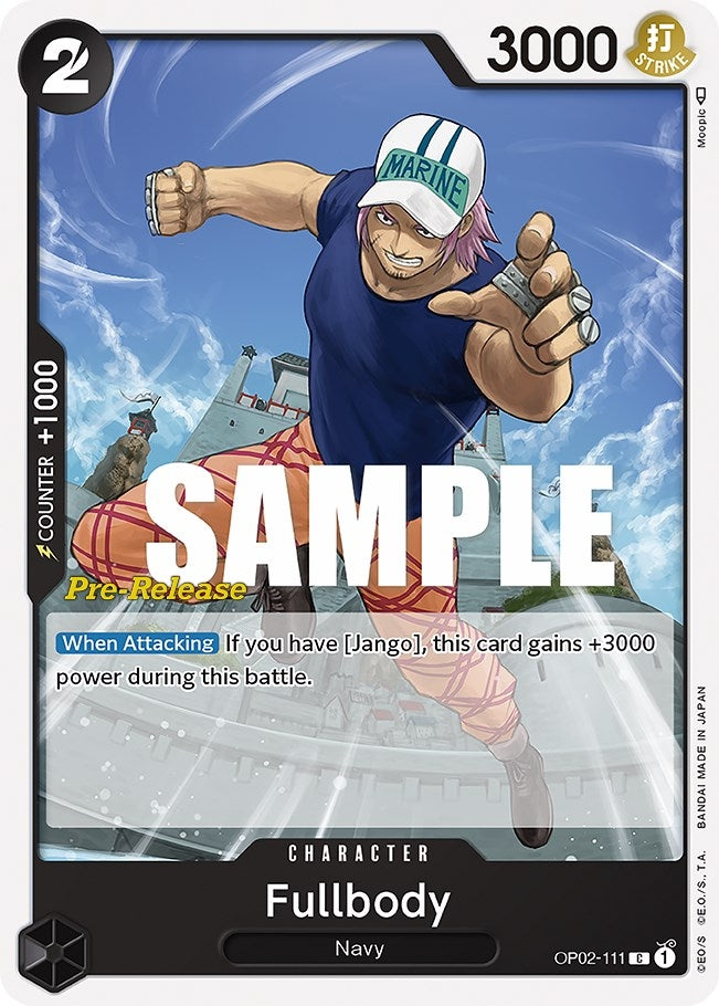Image for Fullbody (Paramount War Pre-Release Cards) (OP02-111) - One Piece Card Game