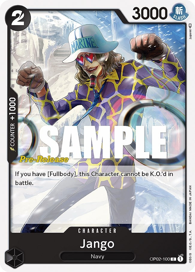 Image for Jango (Paramount War Pre-Release Cards) (OP02-100) - One Piece Card Game