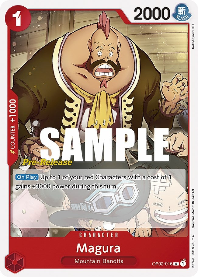 Image for Magura (Paramount War Pre-Release Cards) (OP02-016) - One Piece Card Game