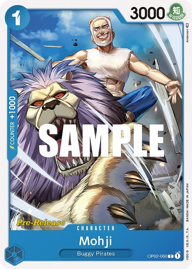 Image for Mohji (Paramount War Pre-Release Cards) (OP02-060) - One Piece Card Game