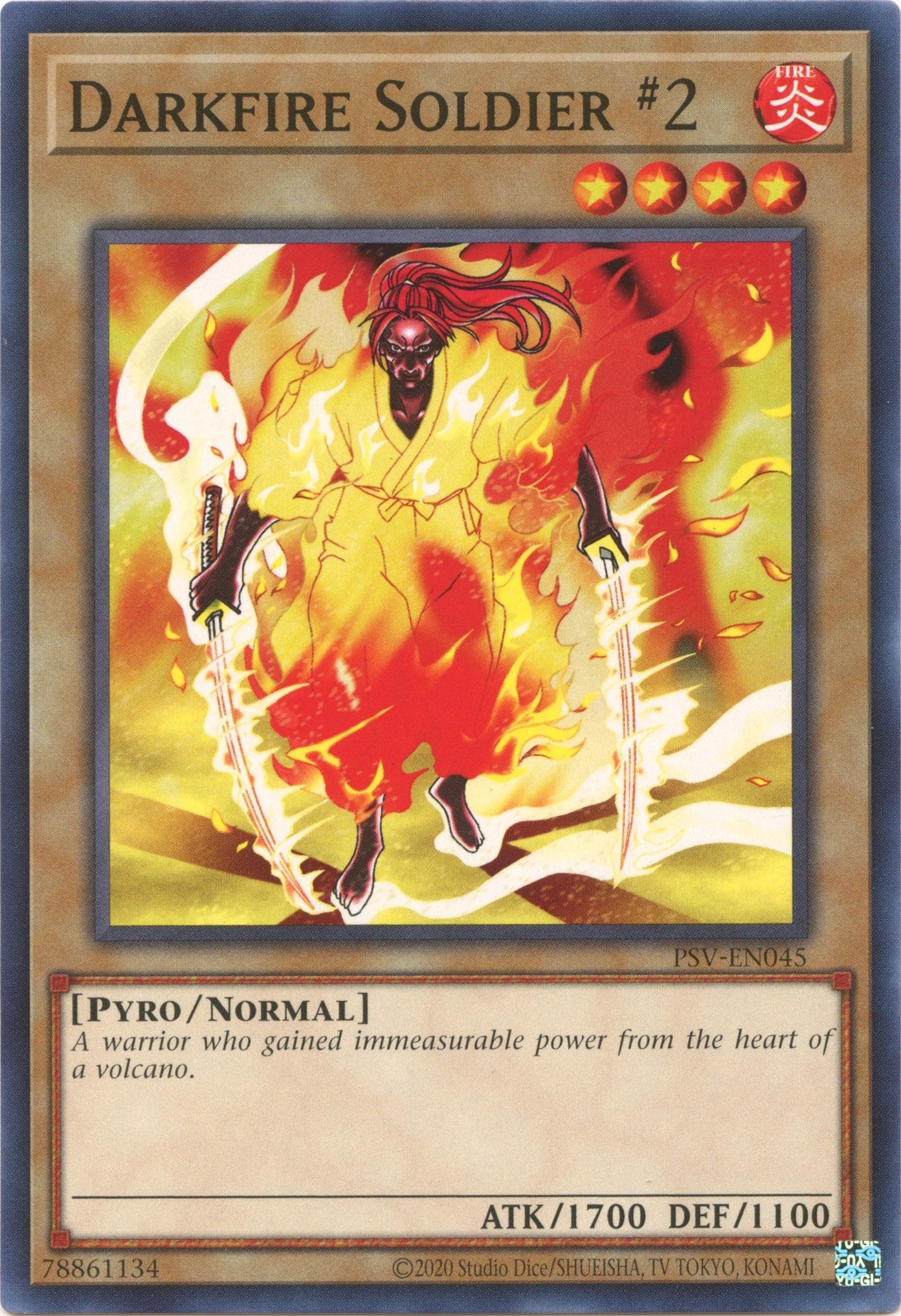 Image for Darkfire Soldier #2 (Pharaoh's Servant (25th Anniversary Edition)) (PSV-EN045) - YuGiOh