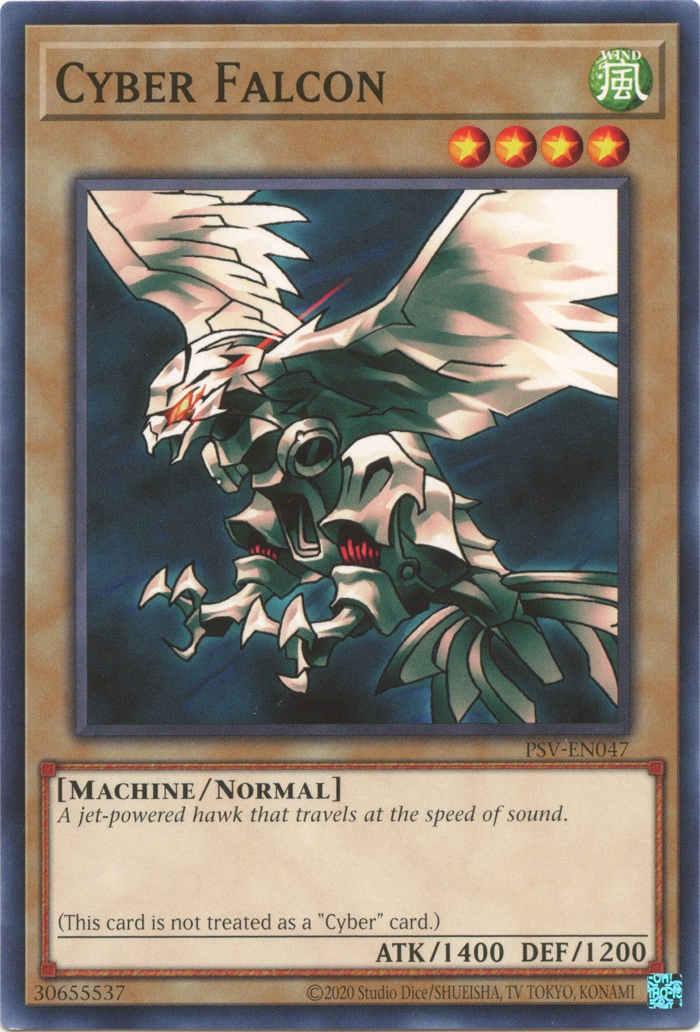 Image for Cyber Falcon (Pharaoh's Servant (25th Anniversary Edition)) (PSV-EN047) - YuGiOh